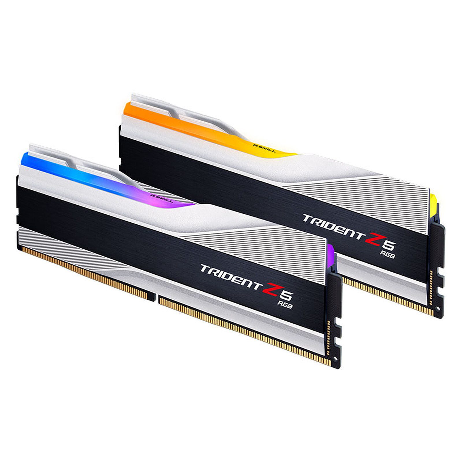 G.Skill Trident Z5 RGB 32 Go (2 x 16 Go) DDR5 6400 MHz CL32 – Argent 4 RAM G.Skill DDR5 6400 MHz 32 Go