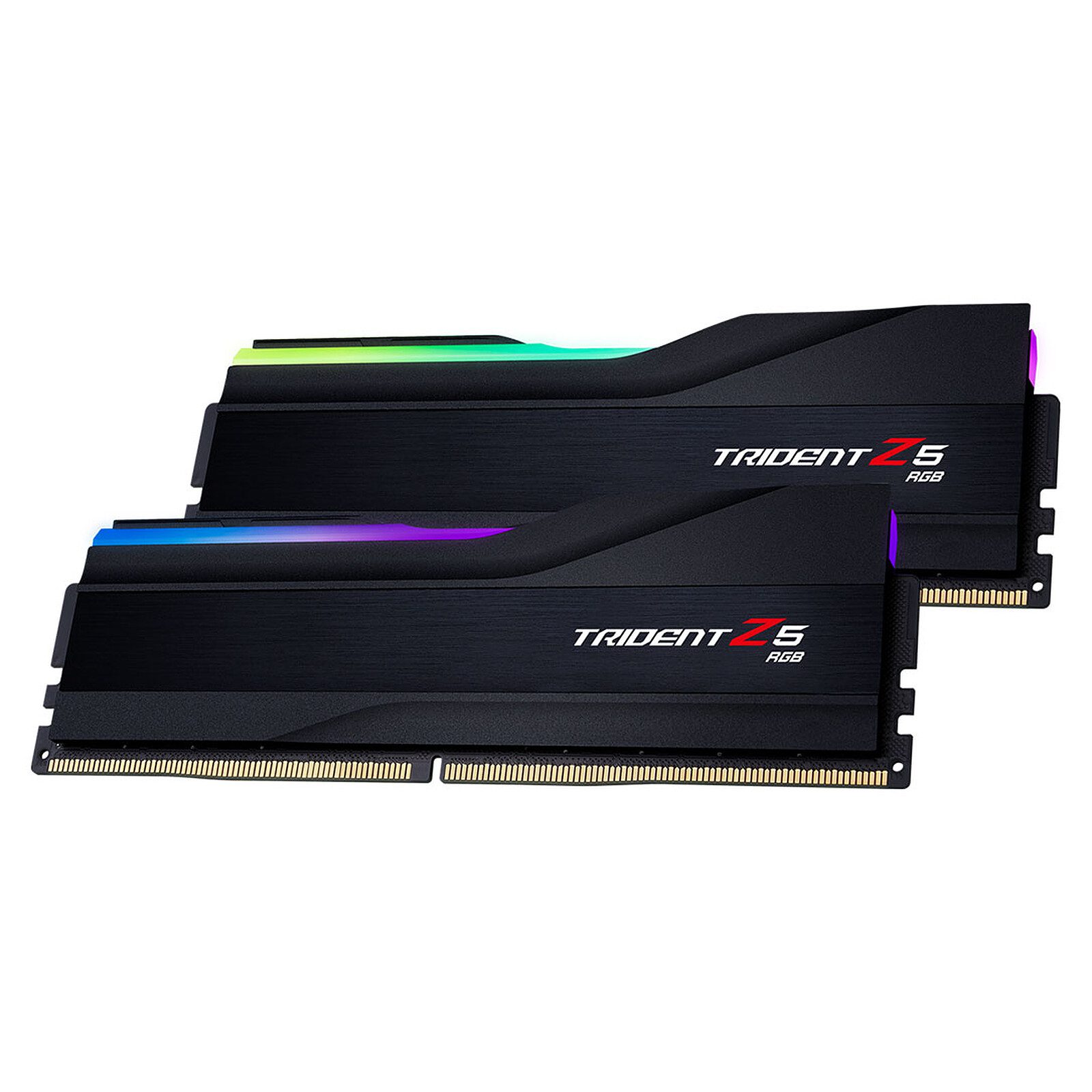 G.Skill Trident Z5 RGB 32 Go (2 x 16 Go) DDR5 5200 MHz CL40 - Noir 1 RAM G.Skill DDR5 5200 MHz 32 Go
