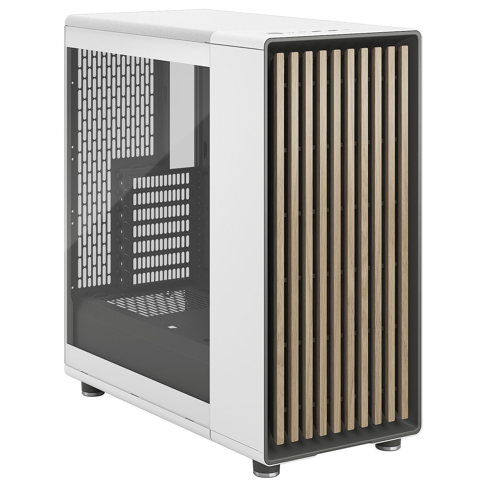 Fractal Design North Chalk White TG Clear 1 tour pc Fractal Design