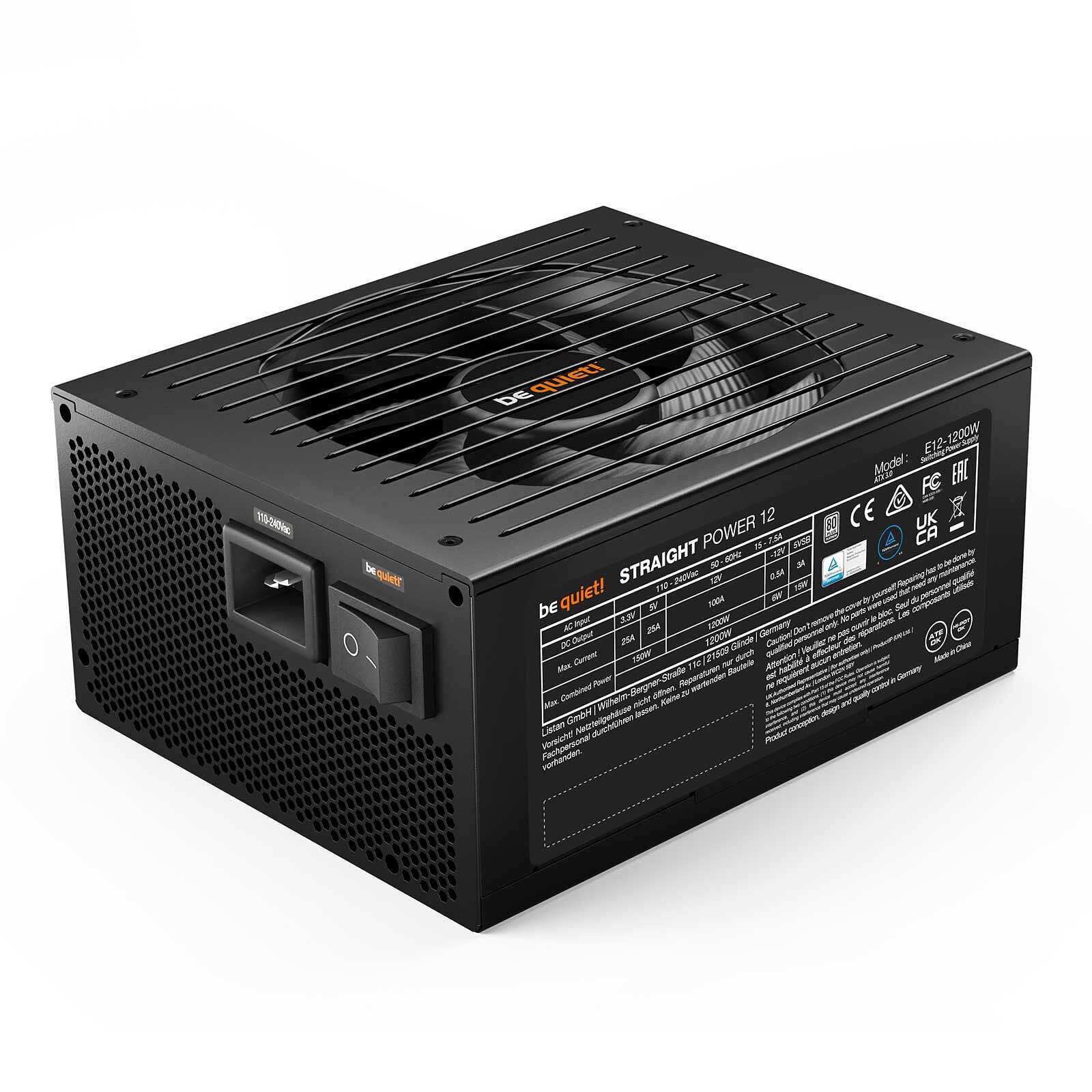 be quiet! Straight Power 12 1200W 80PLUS Platinum 2 Alimentation PC be quiet! 1200 W