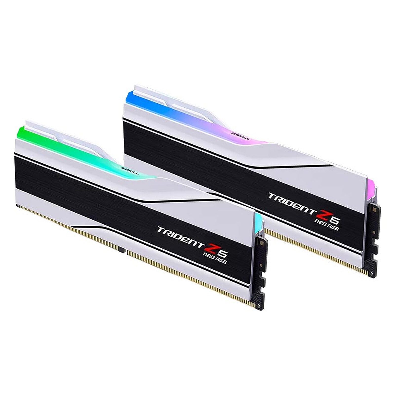 G.Skill Trident Z5 Neo RGB Series 64 Go (2 x 32 Go) DDR5 6000 MHz CL28 – Blanc 2 RAM G.Skill DDR5 6000 MHz 64 Go