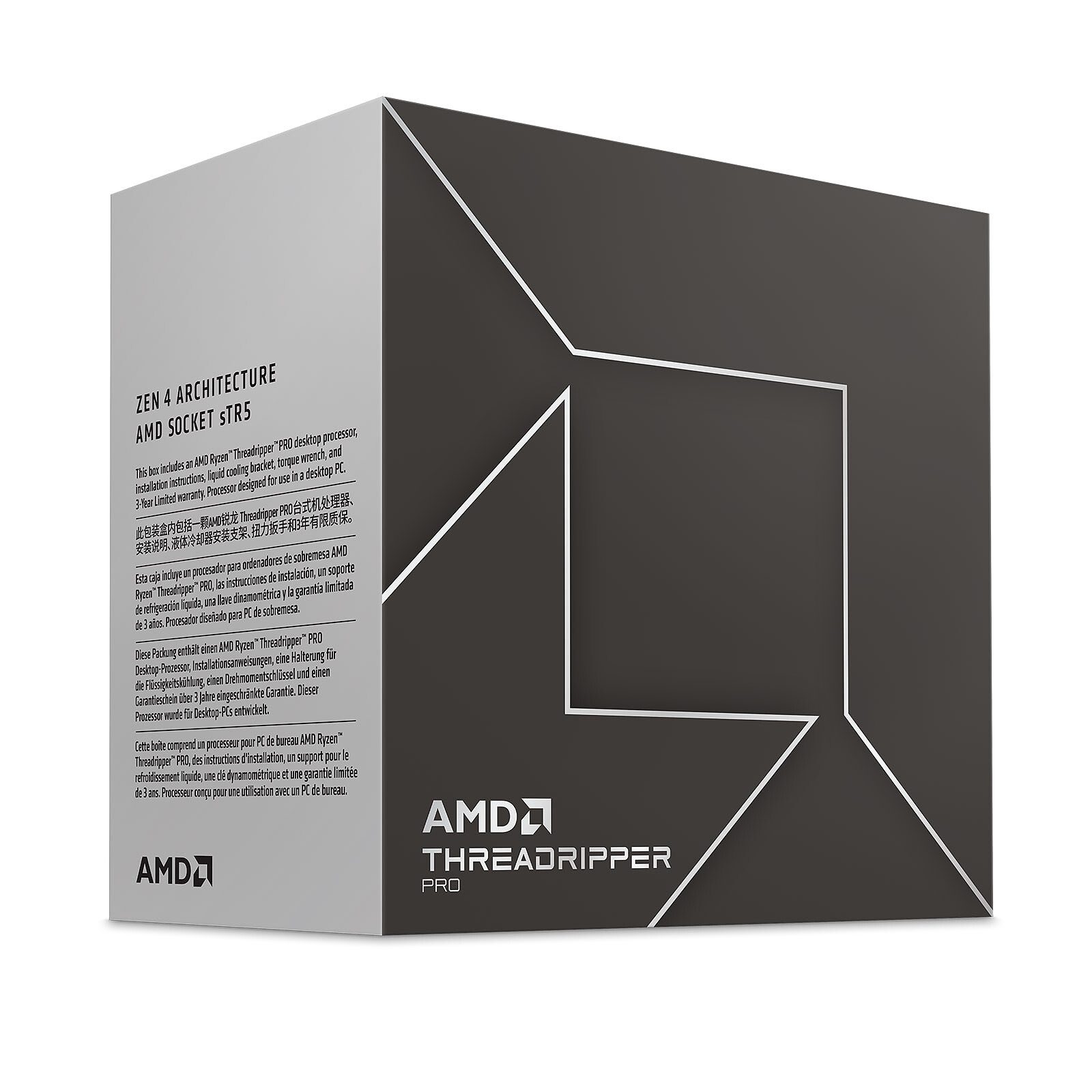 AMD Ryzen Threadripper PRO 7985WX (3.2 GHz / 5.1 GHz)
1 AMD Ryzen Threadripper PRO
AMD sTR5