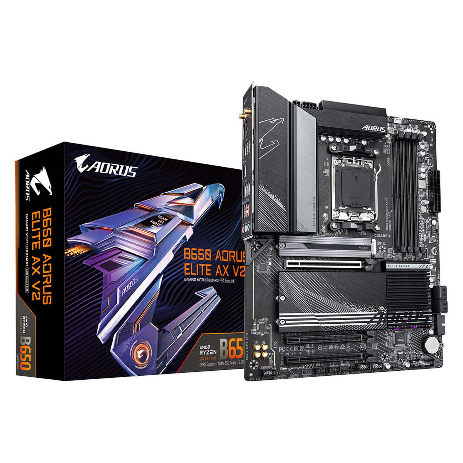Gigabyte B650 AORUS ELITE AX V2 1 carte mère Gigabyte AMD AM5