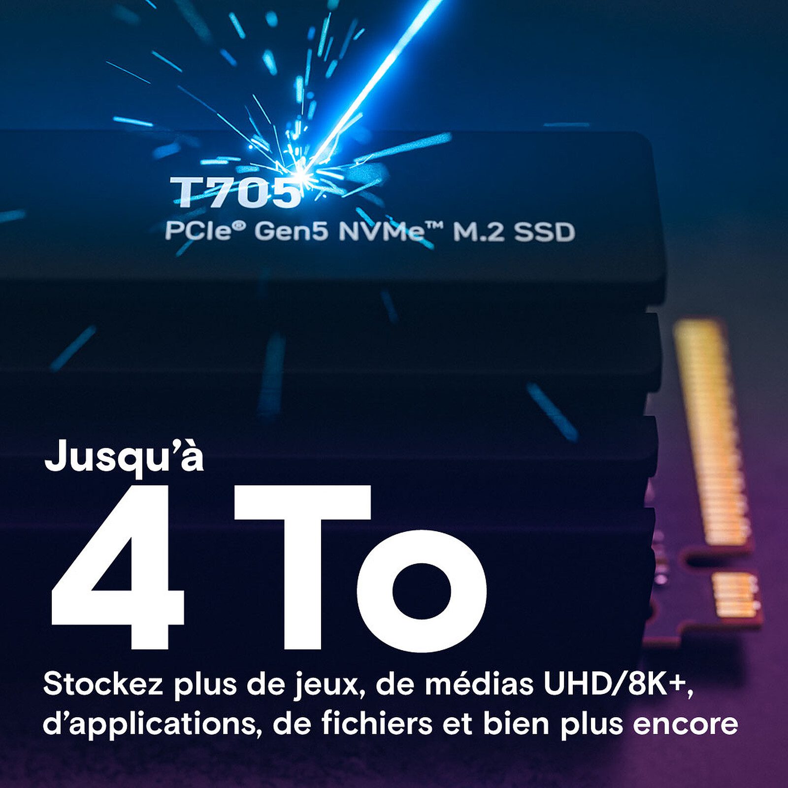 Crucial T705 1 To 2 disque dur ssd Crucial