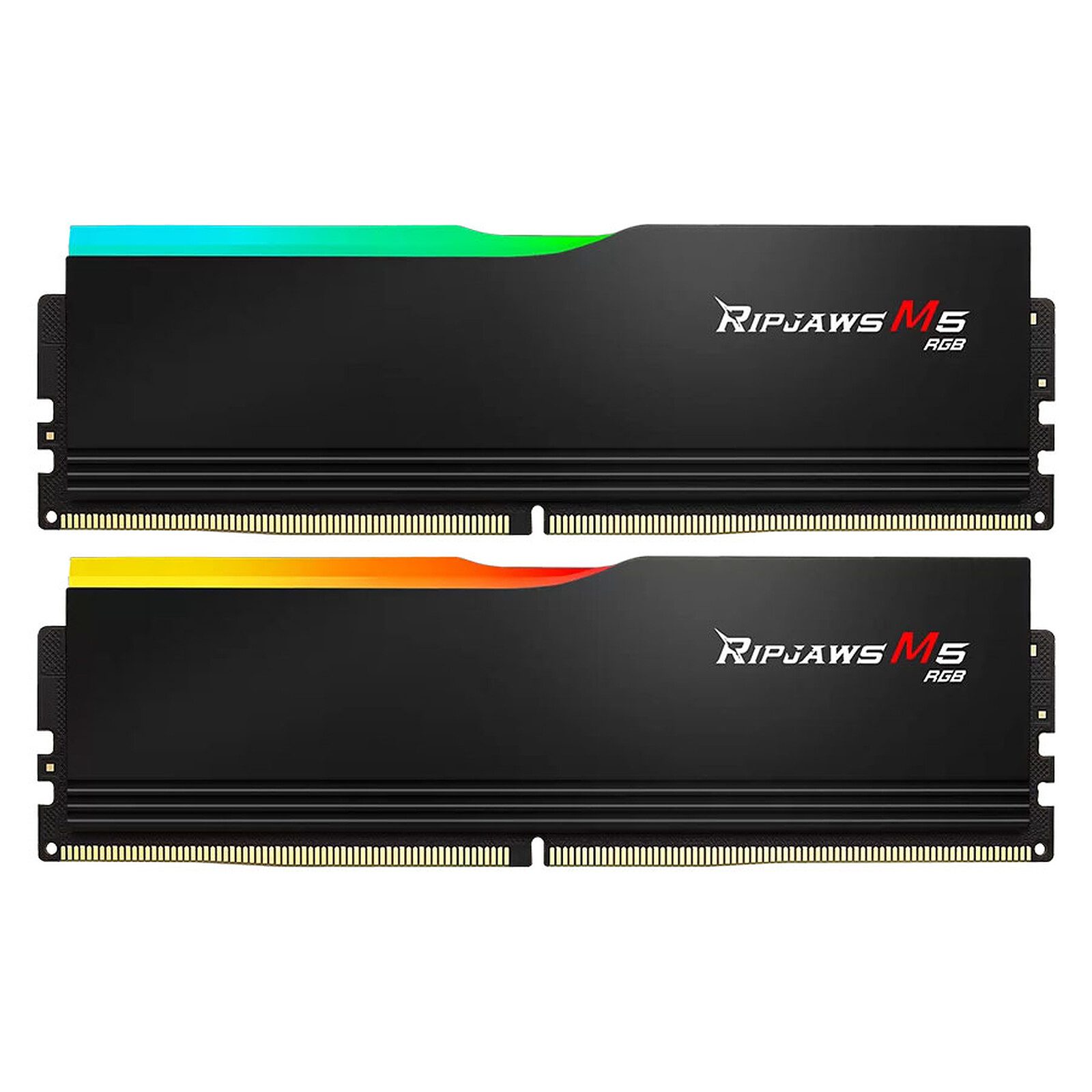 G.Skill Ripjaws M5 RGB 32 Go (2 x 16 Go) DDR5 6000 MHz CL30 – Noir 2 RAM G.Skill DDR5 6000 MHz 32 Go