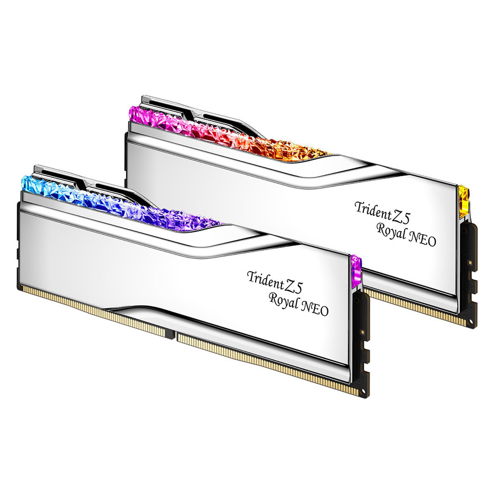 G.Skill Trident Z5 Royal Neo 32 Go (2 x 16 Go) DDR5 6400 MHz CL30 – Argent 3 RAM G.Skill DDR5 6400 MHz 32 Go