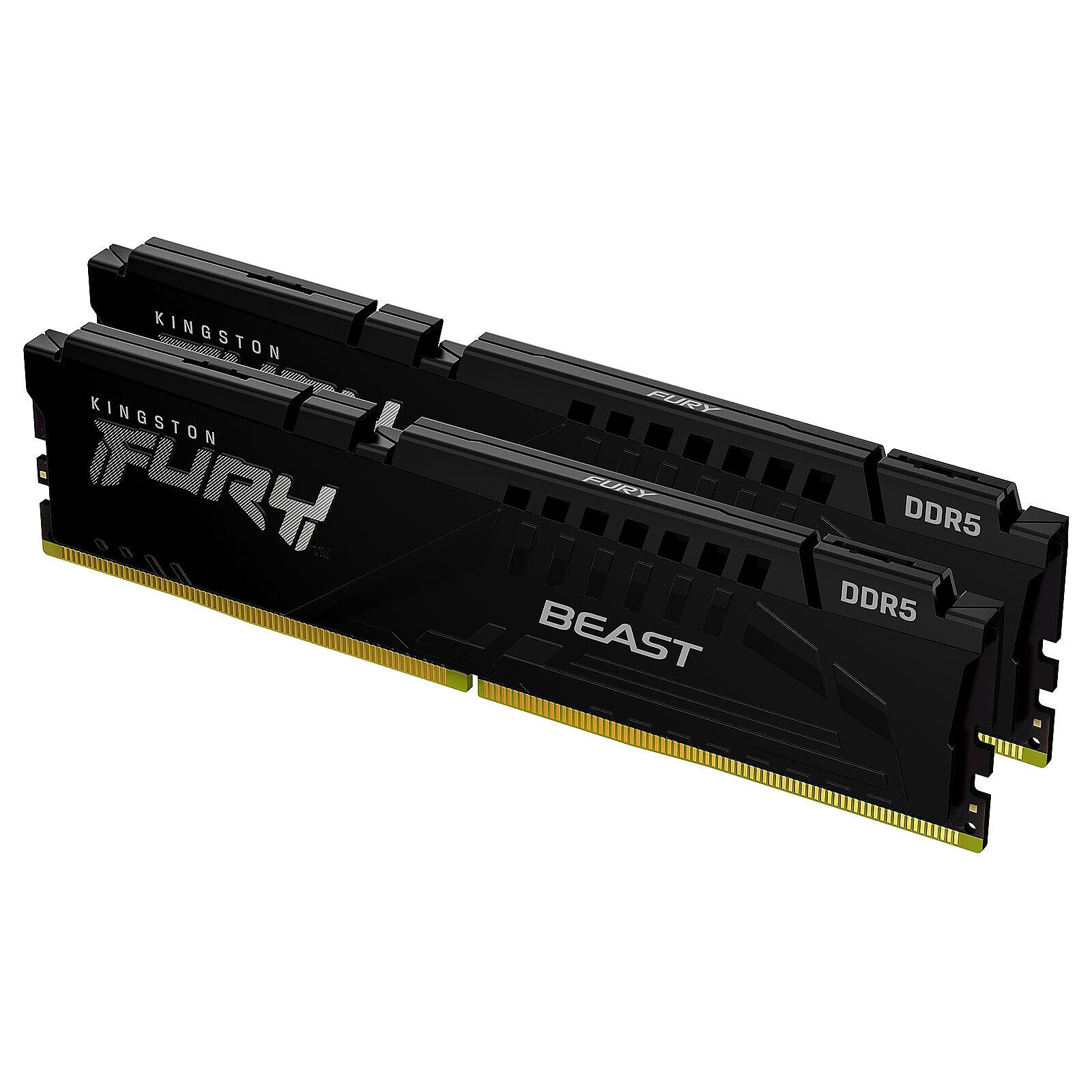 Kingston FURY Beast 64 Go (2 x 32 Go) DDR5 6000 MHz CL30 1 RAM Kingston DDR5 6000 MHz 64 Go