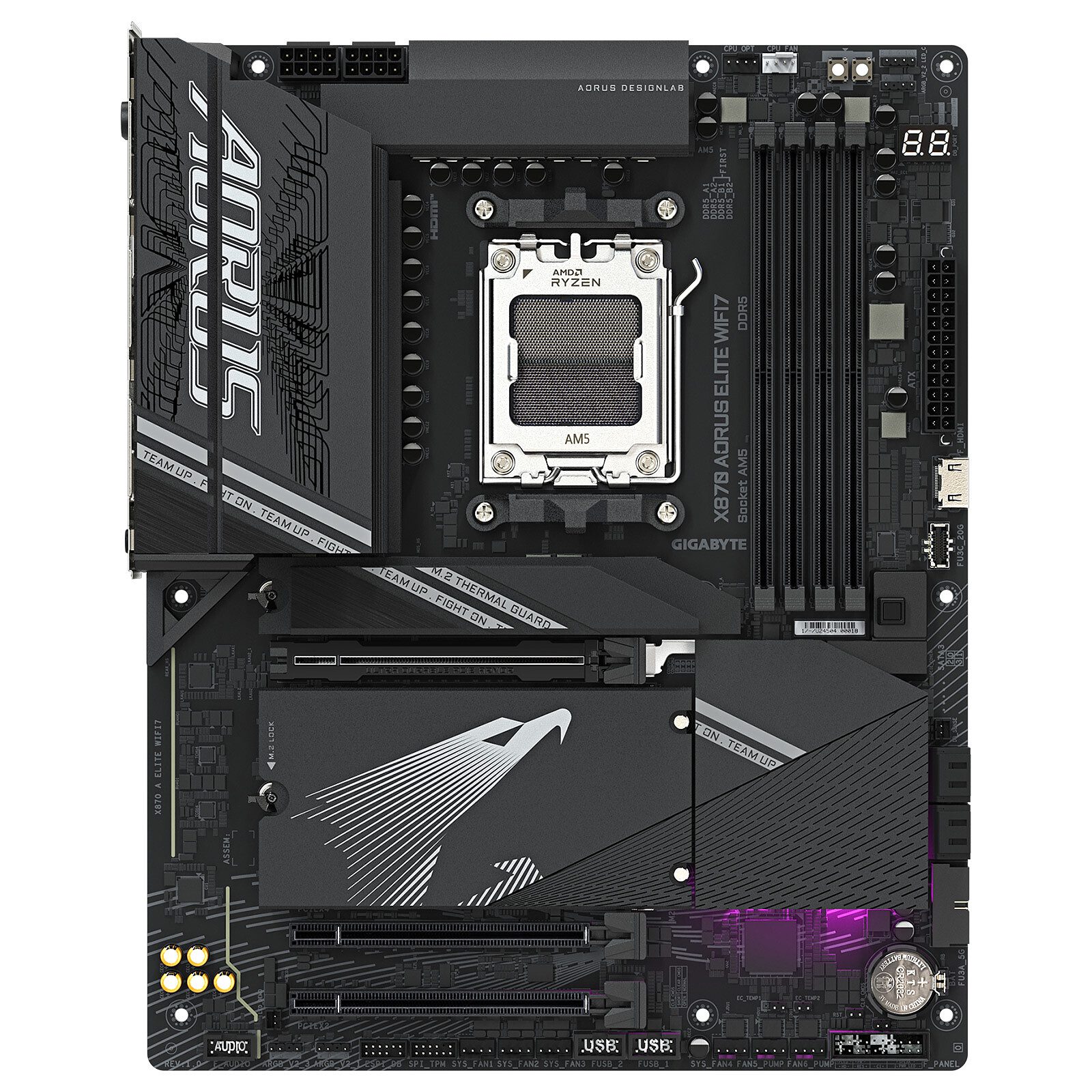 Gigabyte X870 AORUS ELITE WIFI7 2 carte mère Gigabyte AMD AM5
