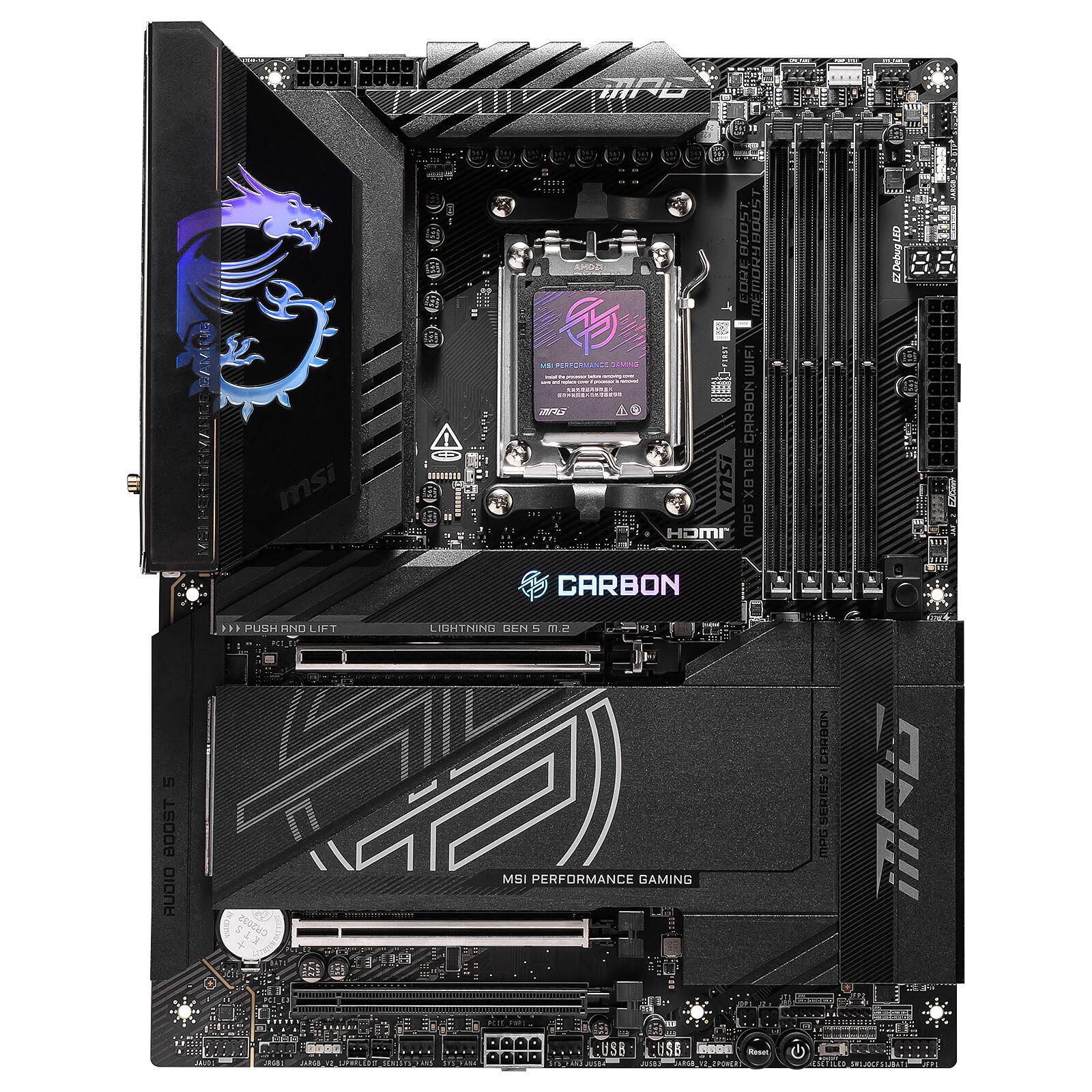 MSI MPG X870E CARBON WIFI 3 carte mère MSI AMD AM5