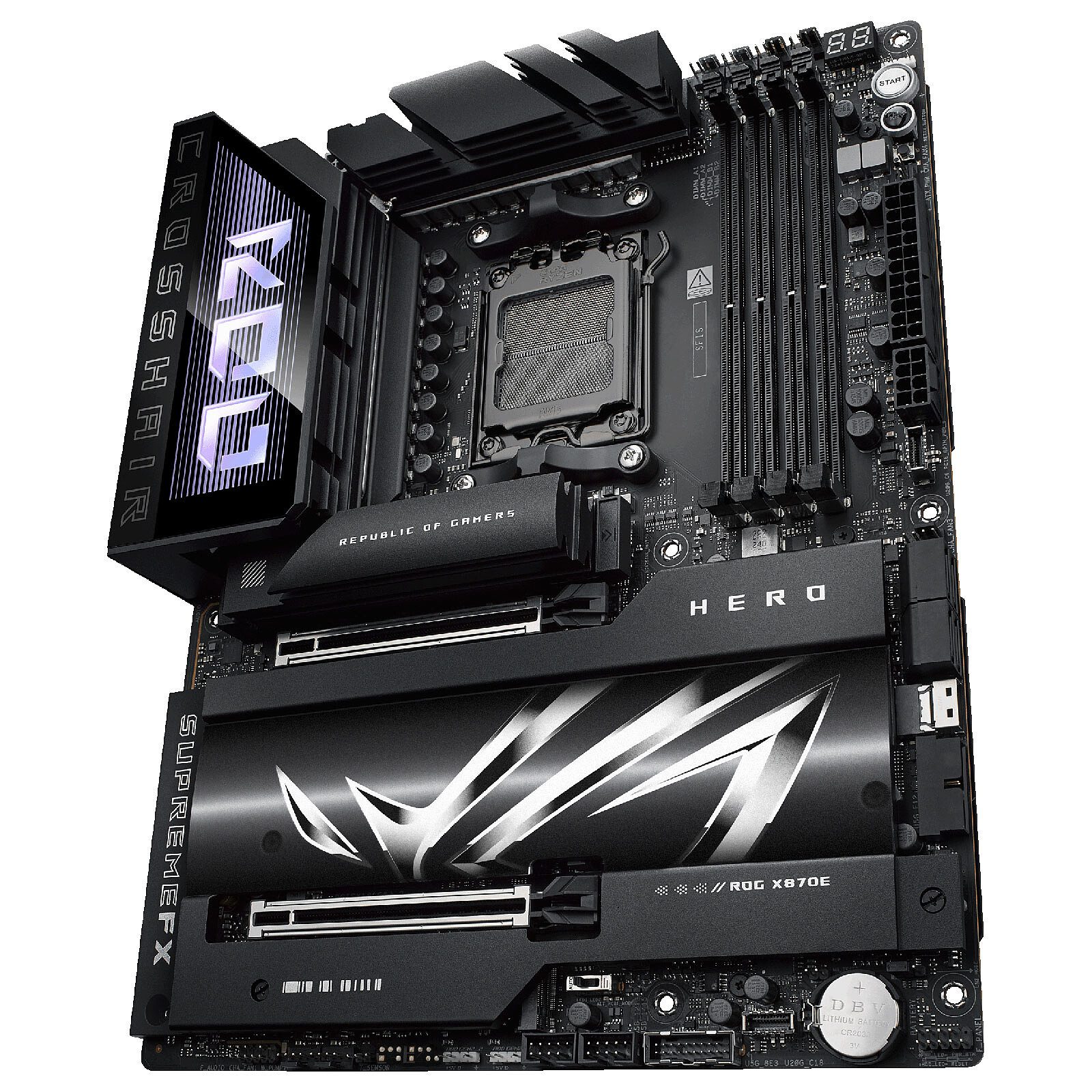 ASUS ROG CROSSHAIR X870E HERO 3 carte mère ASUS AMD AM5