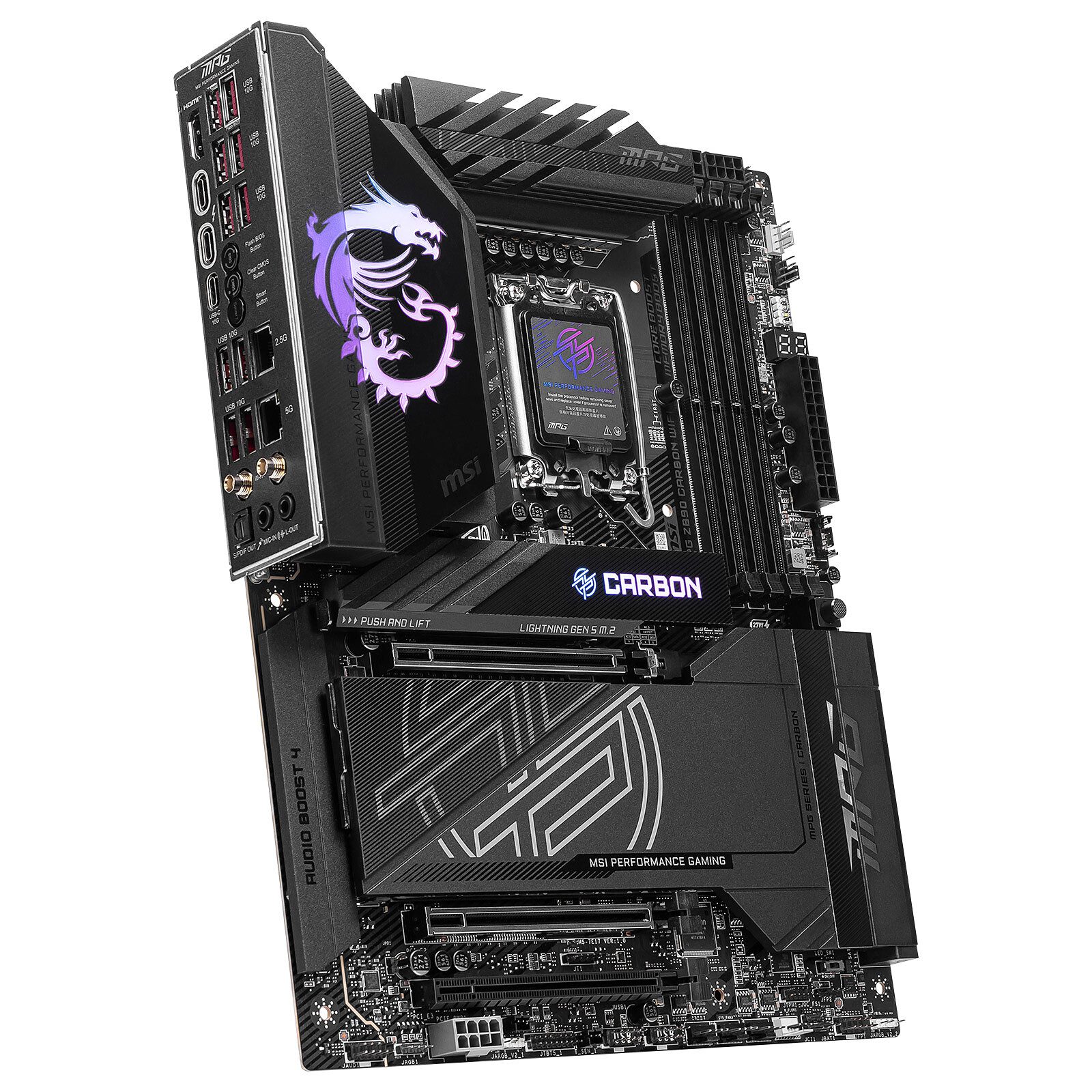 MSI MPG Z890 CARBON WIFI 4 carte mère MSI Intel 1851