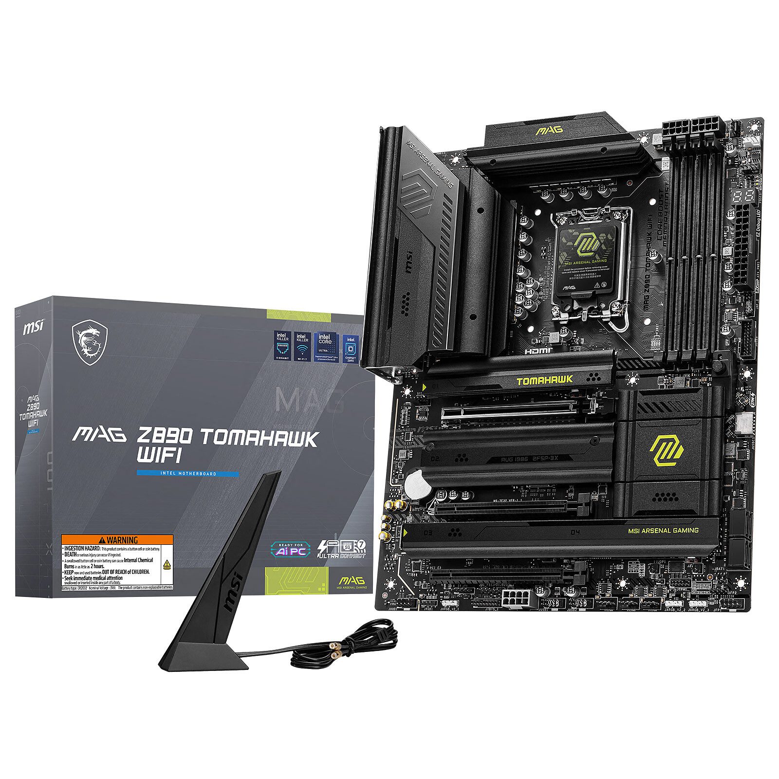 MSI MAG Z890 TOMAHAWK WIFI 1 carte mère MSI Intel 1851