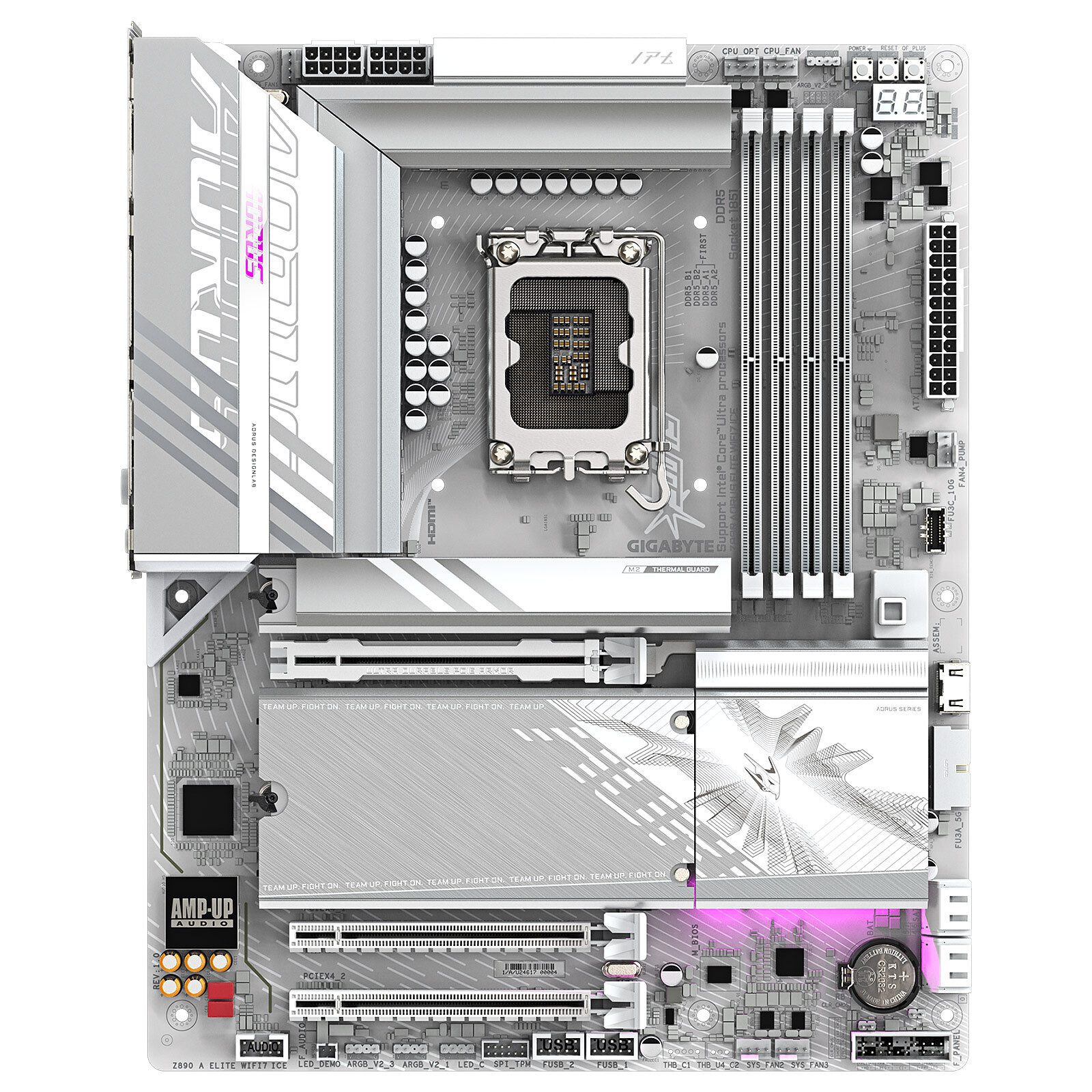 Gigabyte Z890 AORUS ELITE WIFI7 ICE 3 carte mère Gigabyte Intel 1851