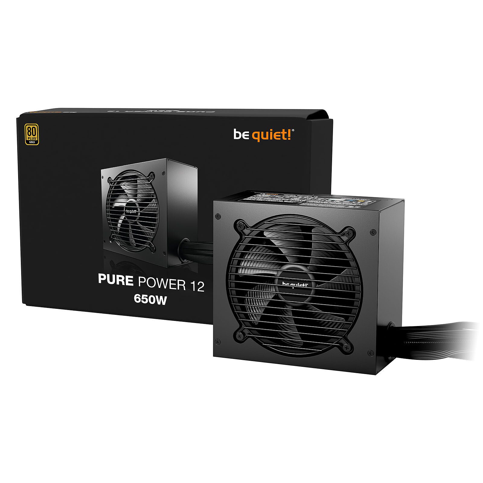 be quiet! Pure Power 12 650W 80PLUS Gold 1 Alimentation PC be quiet! 650 W
