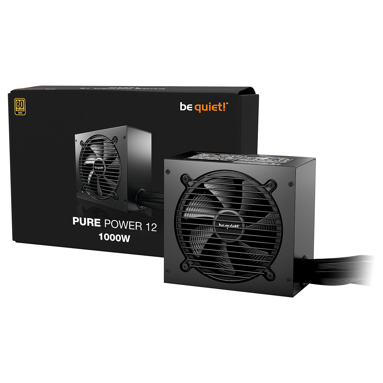 be quiet! Pure Power 12 1000W 80PLUS Gold 1 Alimentation PC be quiet! 1000 W