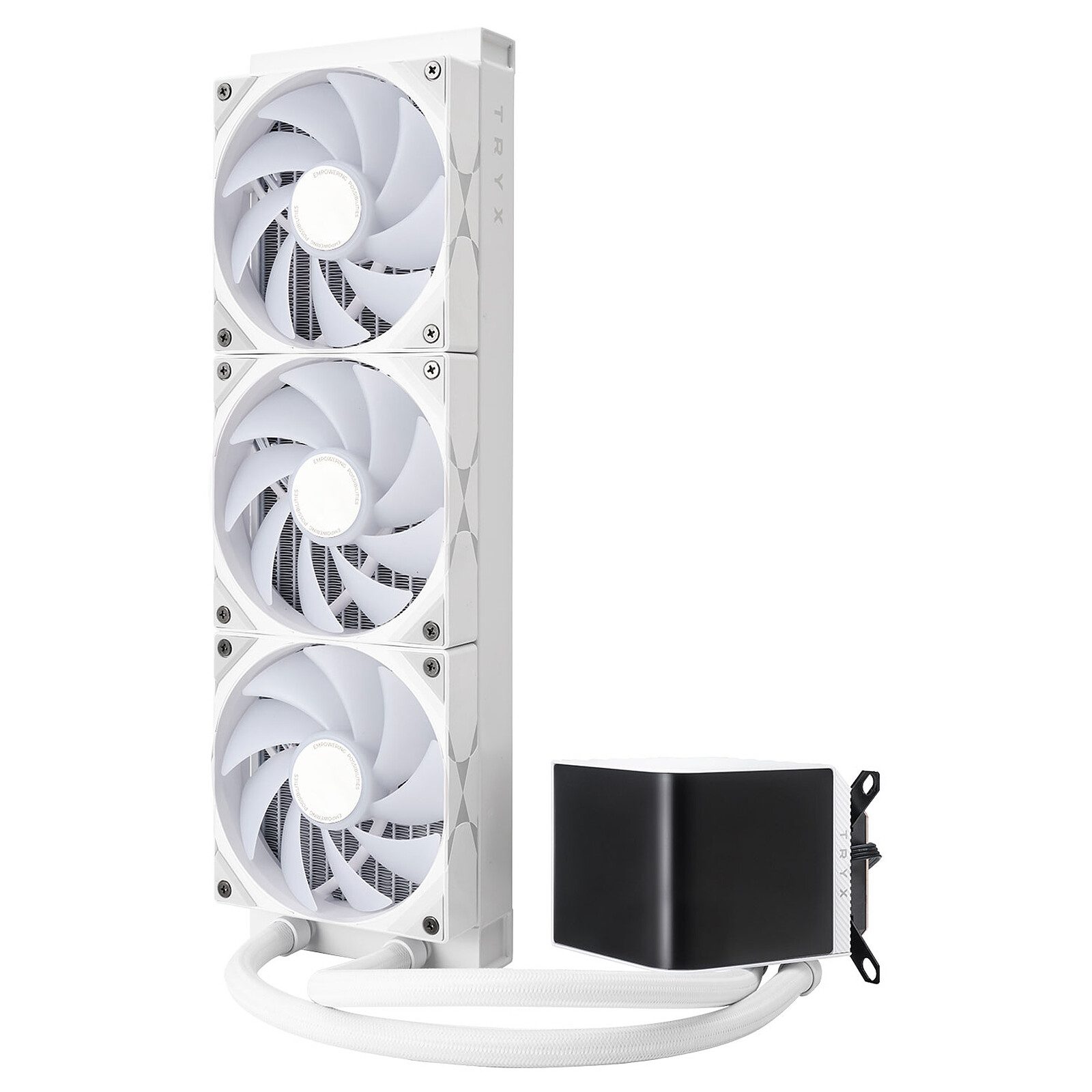 TRYX PANORAMA ARGB 360 – Blanc 4 TRYX watercooling Radiateur 360 mm