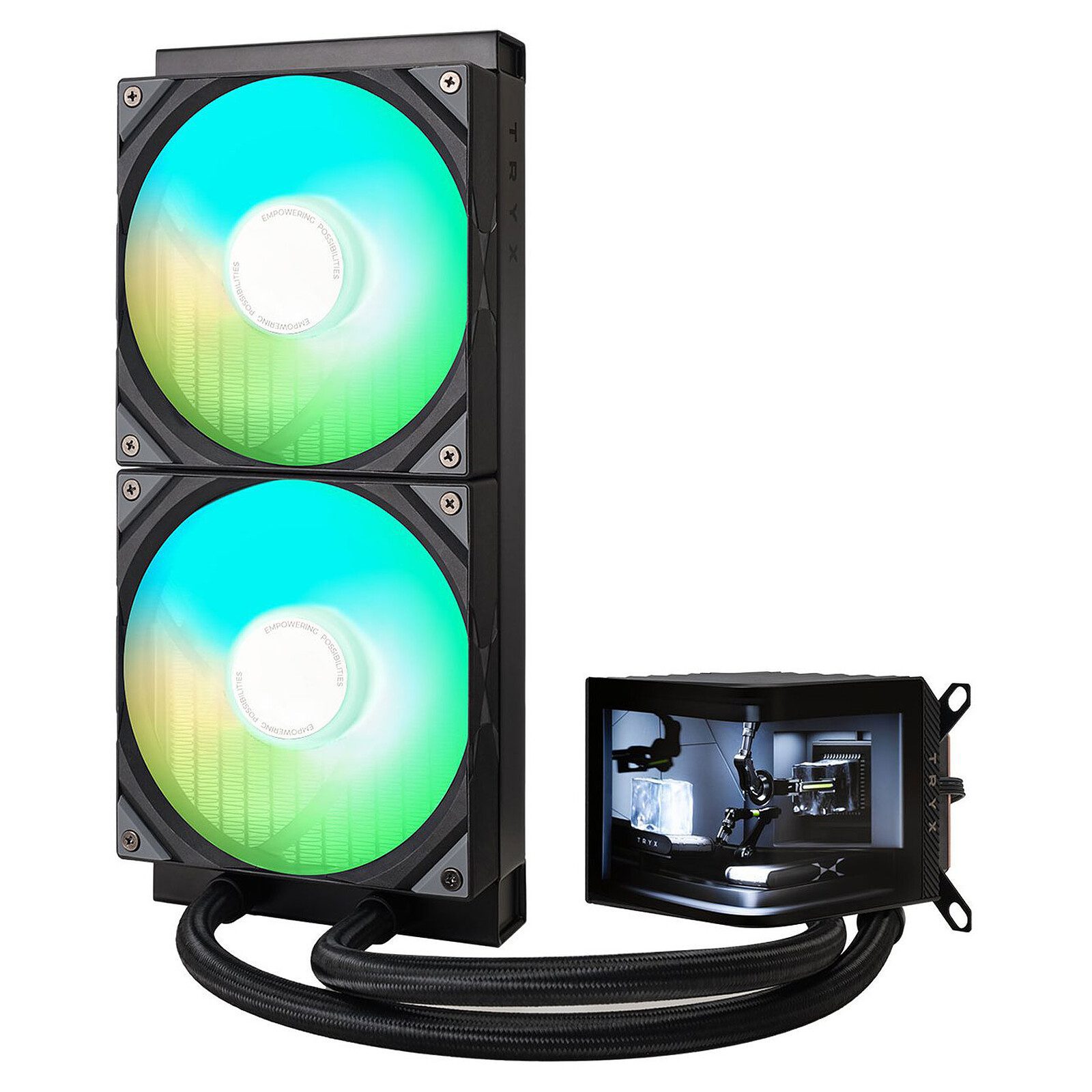 TRYX PANORAMA ARGB 280 – Noir 2 TRYX watercooling Radiateur 280 mm