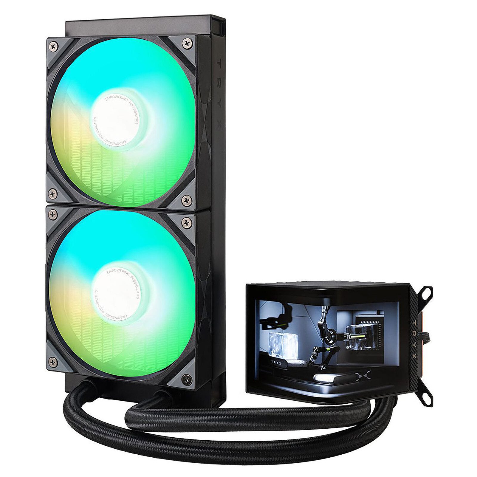 TRYX PANORAMA ARGB 240 – Noir 2 TRYX watercooling Radiateur 240 mm