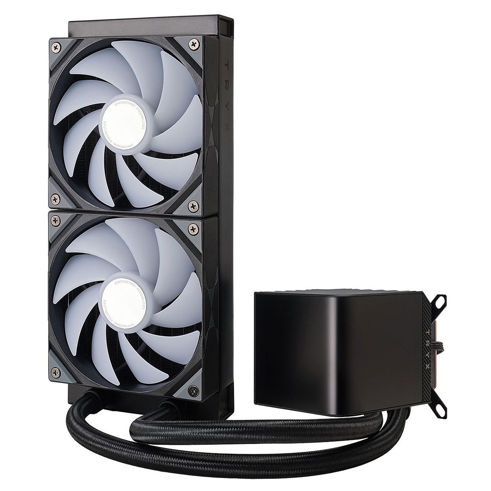 TRYX PANORAMA ARGB 240 – Noir 4 TRYX watercooling Radiateur 240 mm