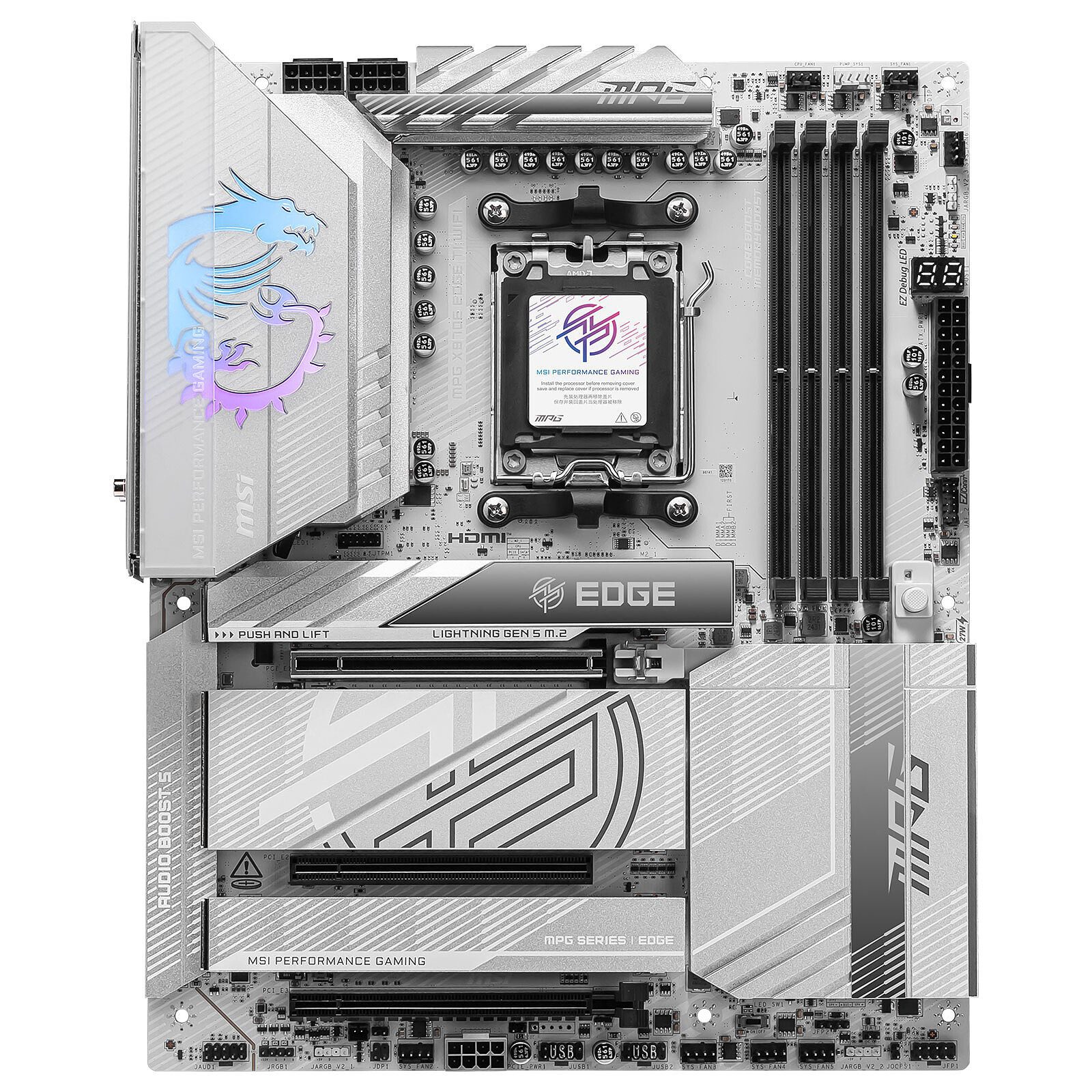 MSI MPG X870E EDGE TI WIFI 3 carte mère MSI AMD AM5