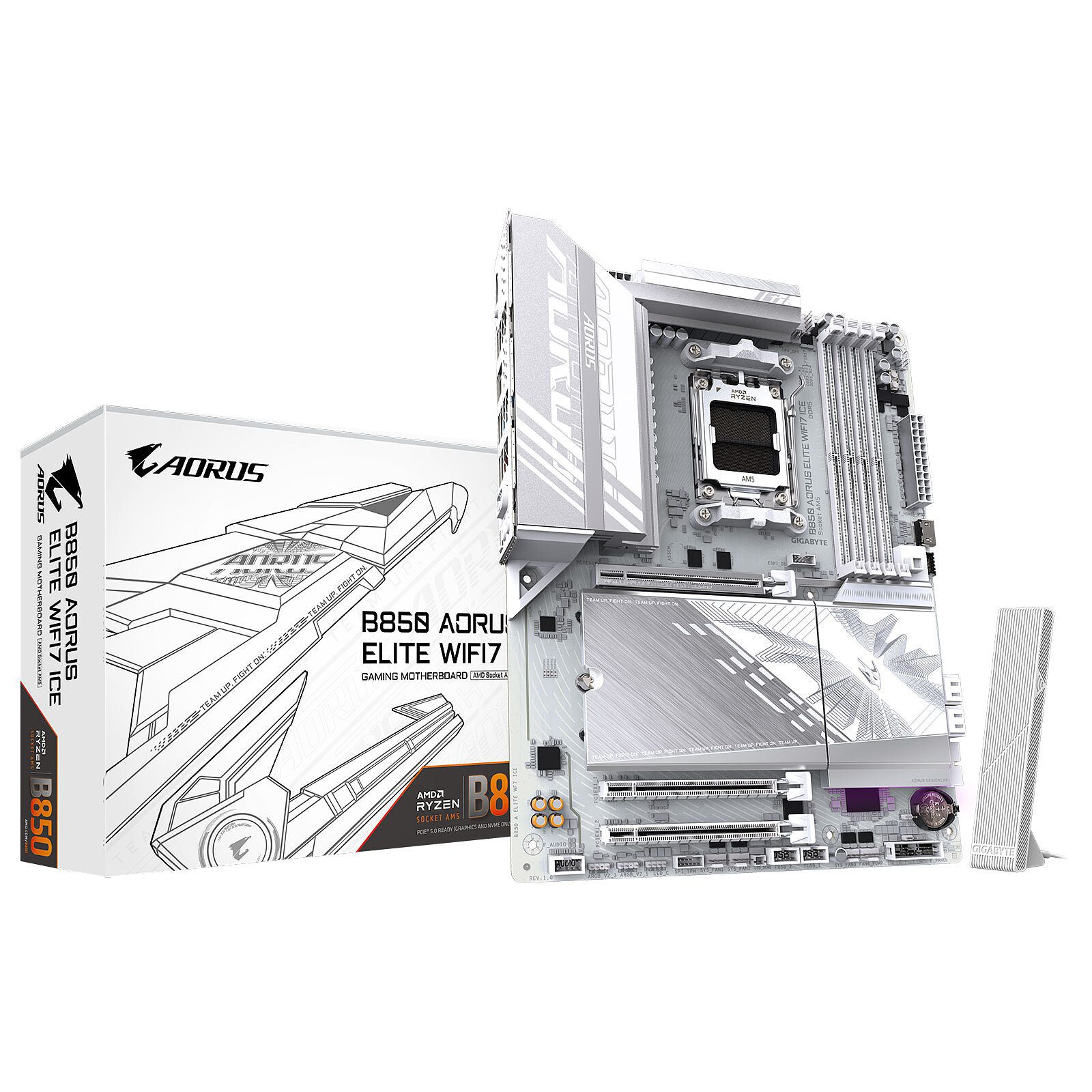 Gigabyte B850 AORUS ELITE WIFI7 ICE 1 carte mère Gigabyte AMD AM5