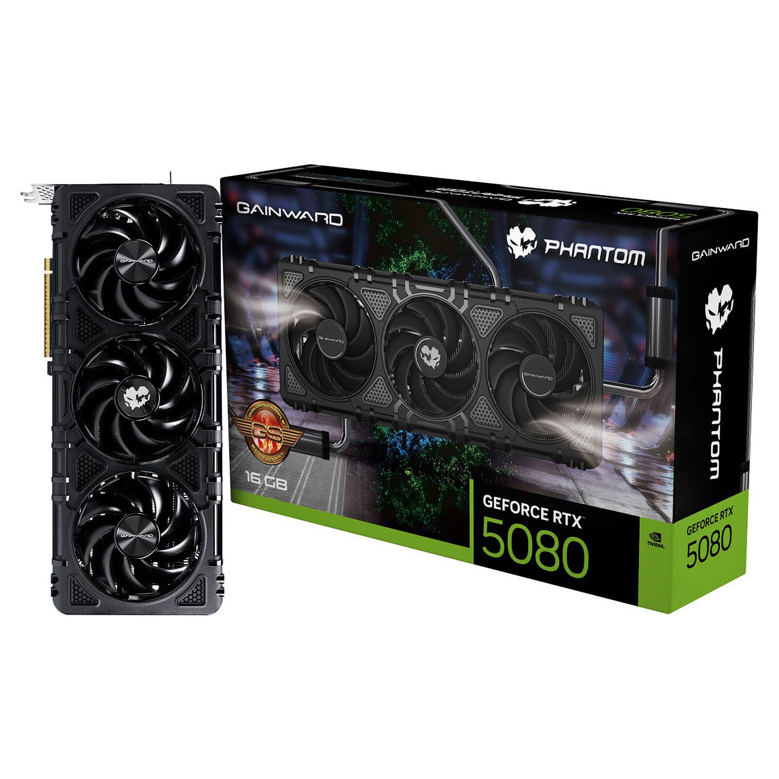 Gainward GeForce RTX 5080 Phantom GS 1 Gainward NVIDIA GeForce RTX 5080