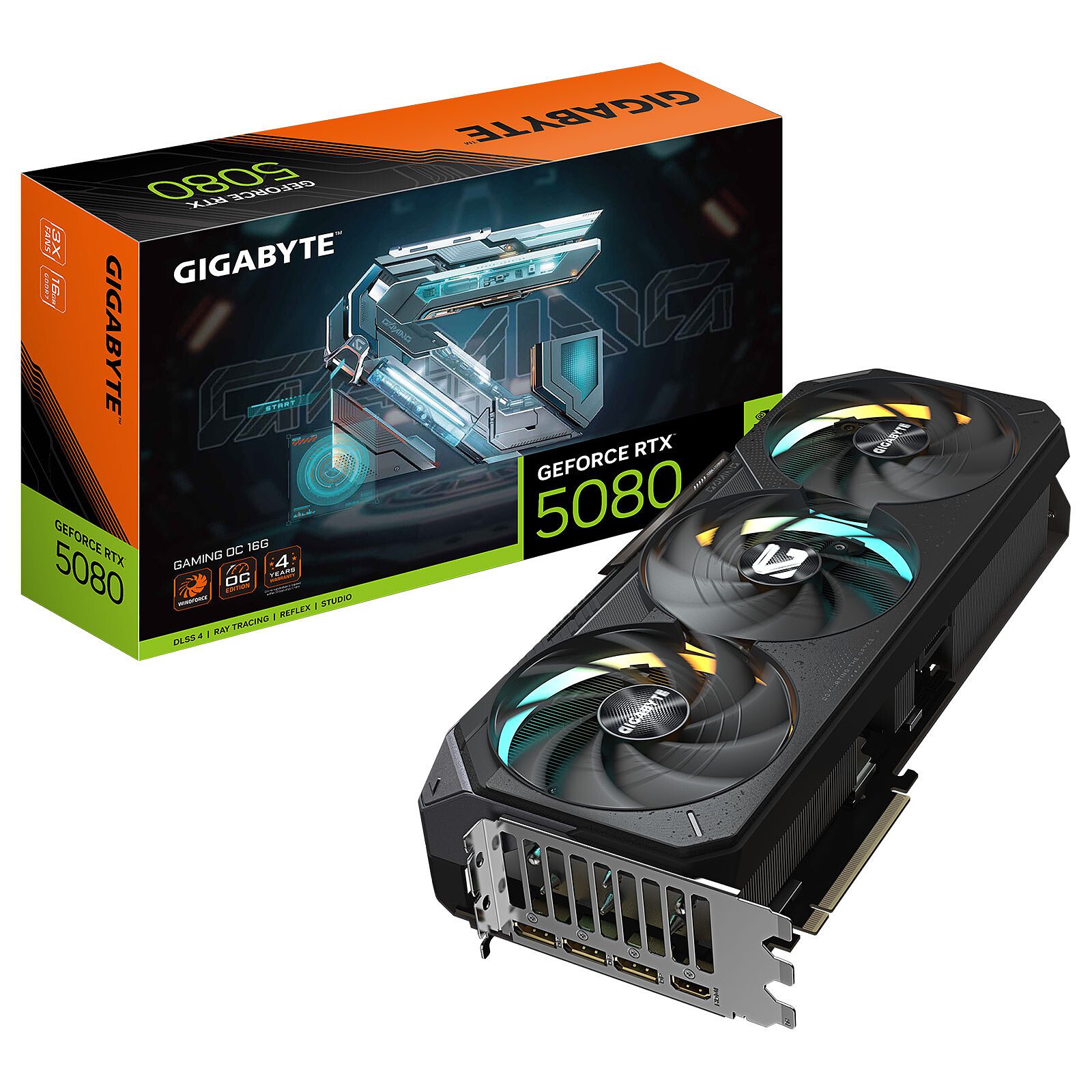 Gigabyte GeForce RTX 5080 GAMING OC 16G 1 Gigabyte NVIDIA GeForce RTX 5080