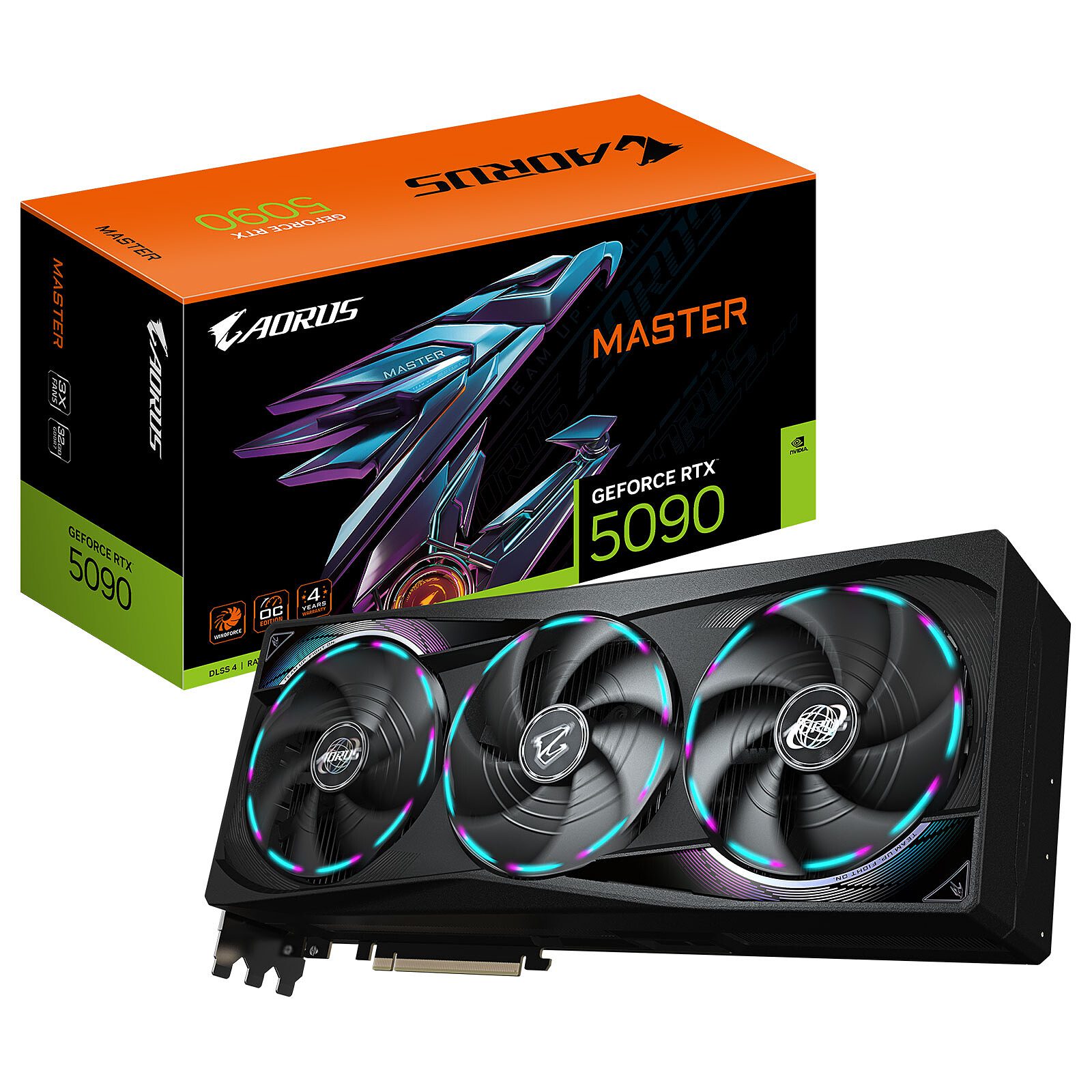 Gigabyte AORUS GeForce RTX 5090 MASTER 32G 1 Gigabyte NVIDIA GeForce RTX 5090