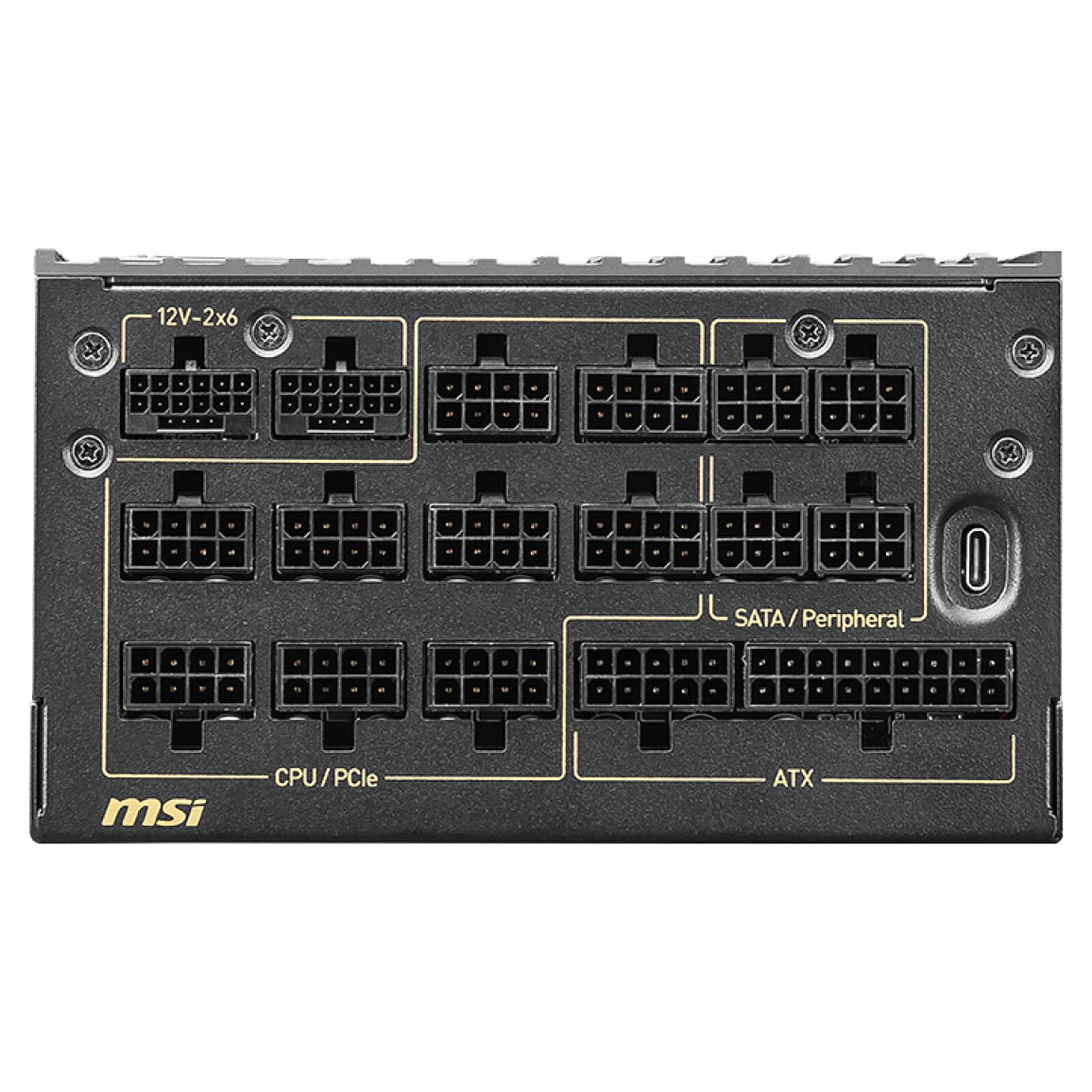 MSI MEG Ai1600T PCIE5 3 Alimentation PC MSI 1600 W