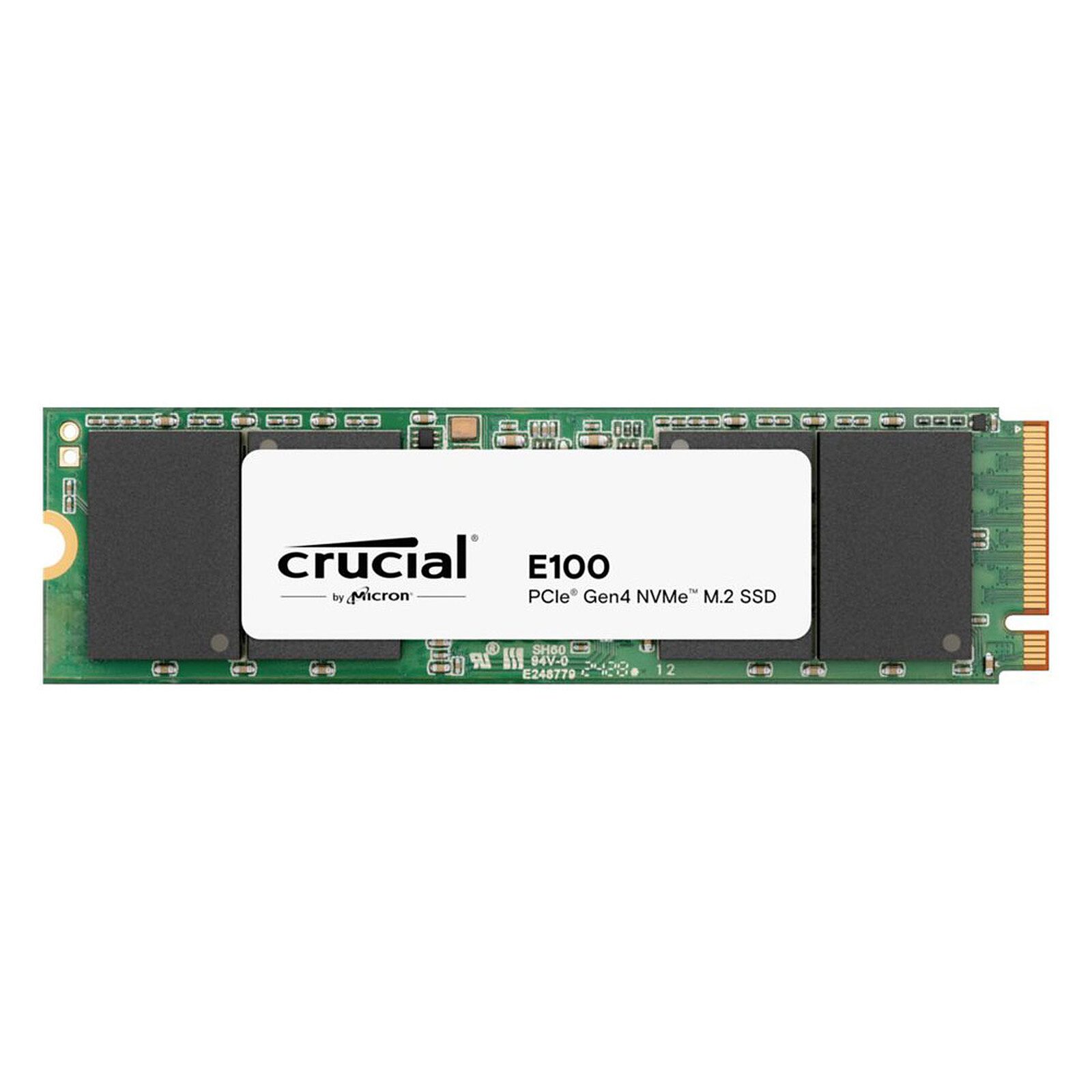 Crucial E100 M.2 PCIe NVMe 2 To 1 disque ssd Crucial