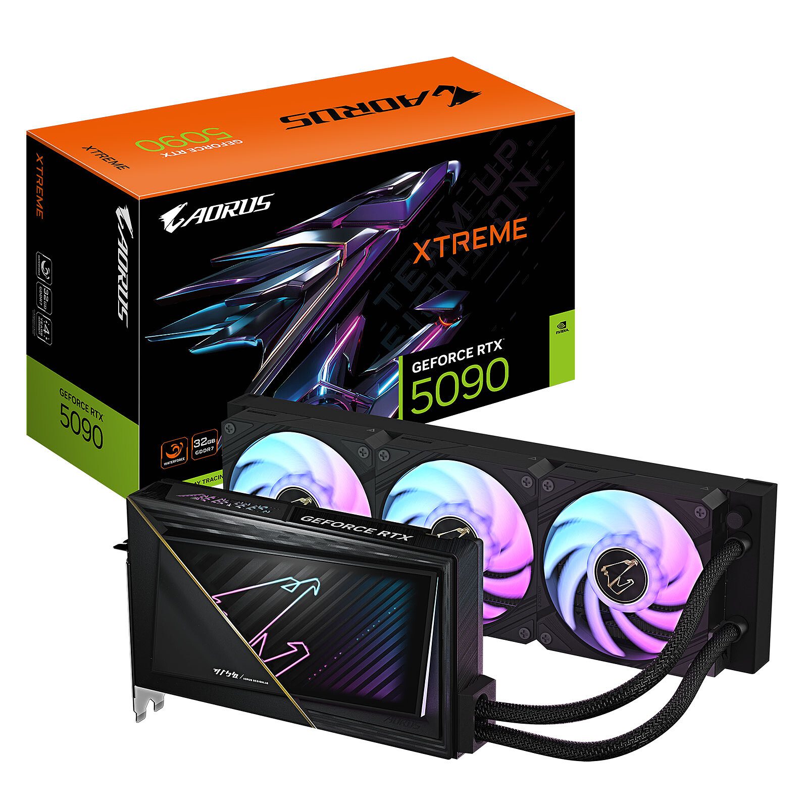Gigabyte AORUS GeForce RTX 5090 XTREME WATERFORCE 32G 1 Gigabyte RTX 3050