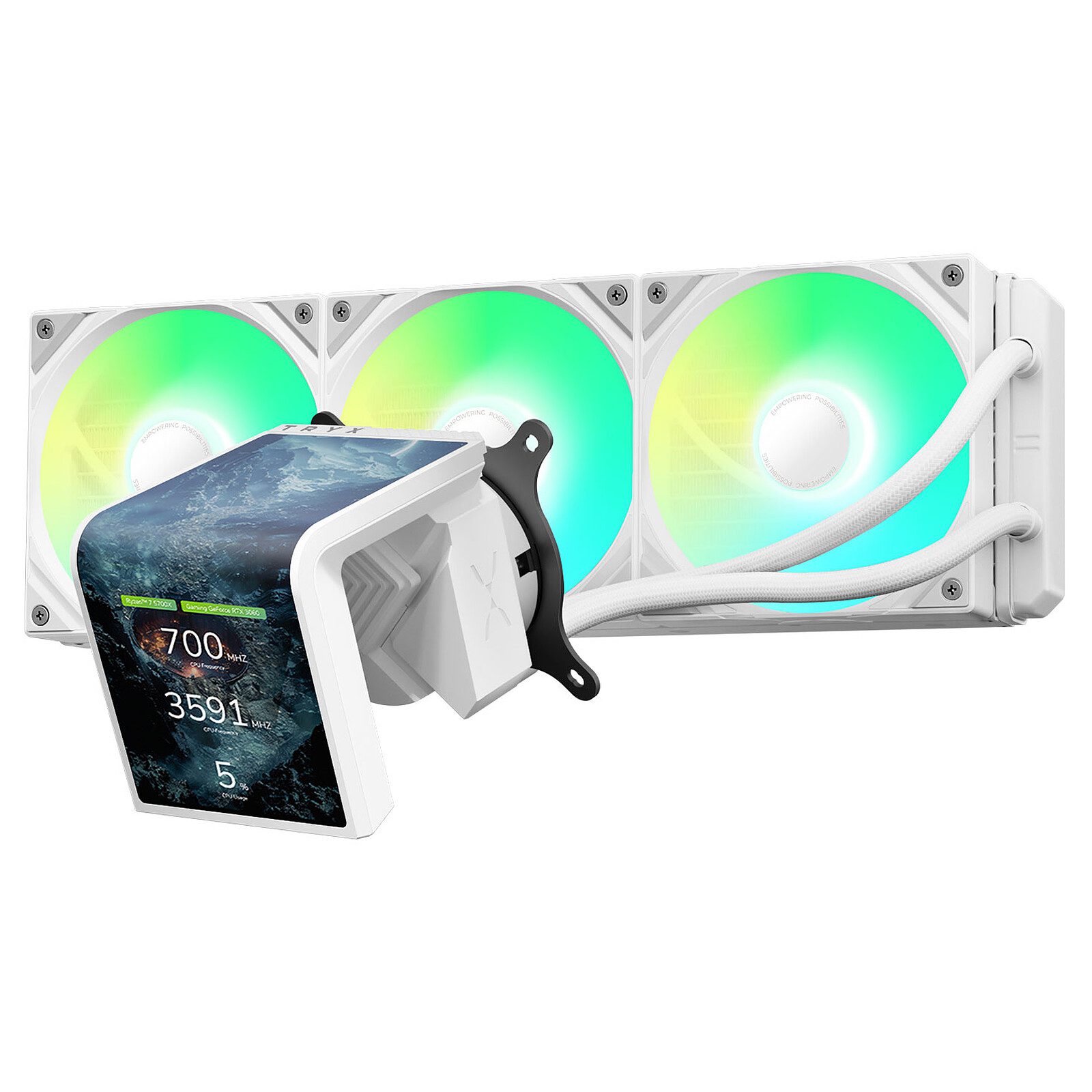 TRYX PANORAMA SE ARGB 360 - Blanc 1 TRYX watercooling Radiateur 360 mm