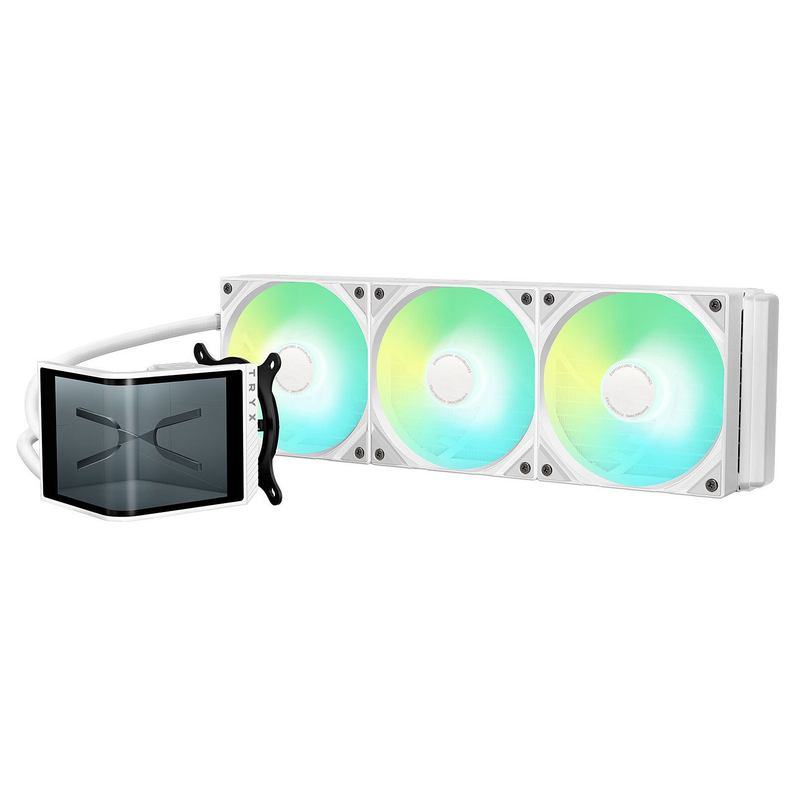TRYX PANORAMA SE ARGB 360 – Blanc 4 TRYX watercooling Radiateur 360 mm