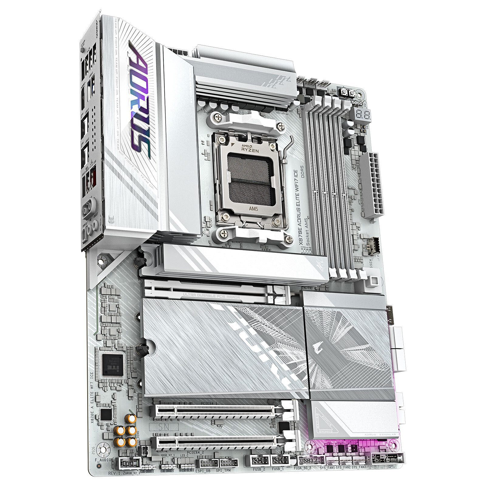 Gigabyte X870E AORUS ELITE WIFI7 ICE 4 carte mère Gigabyte AMD AM5