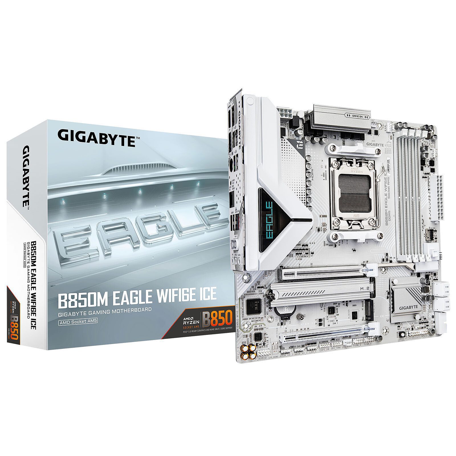 Gigabyte B850M EAGLE WIFI6E ICE 1 carte mère Gigabyte AMD AM5