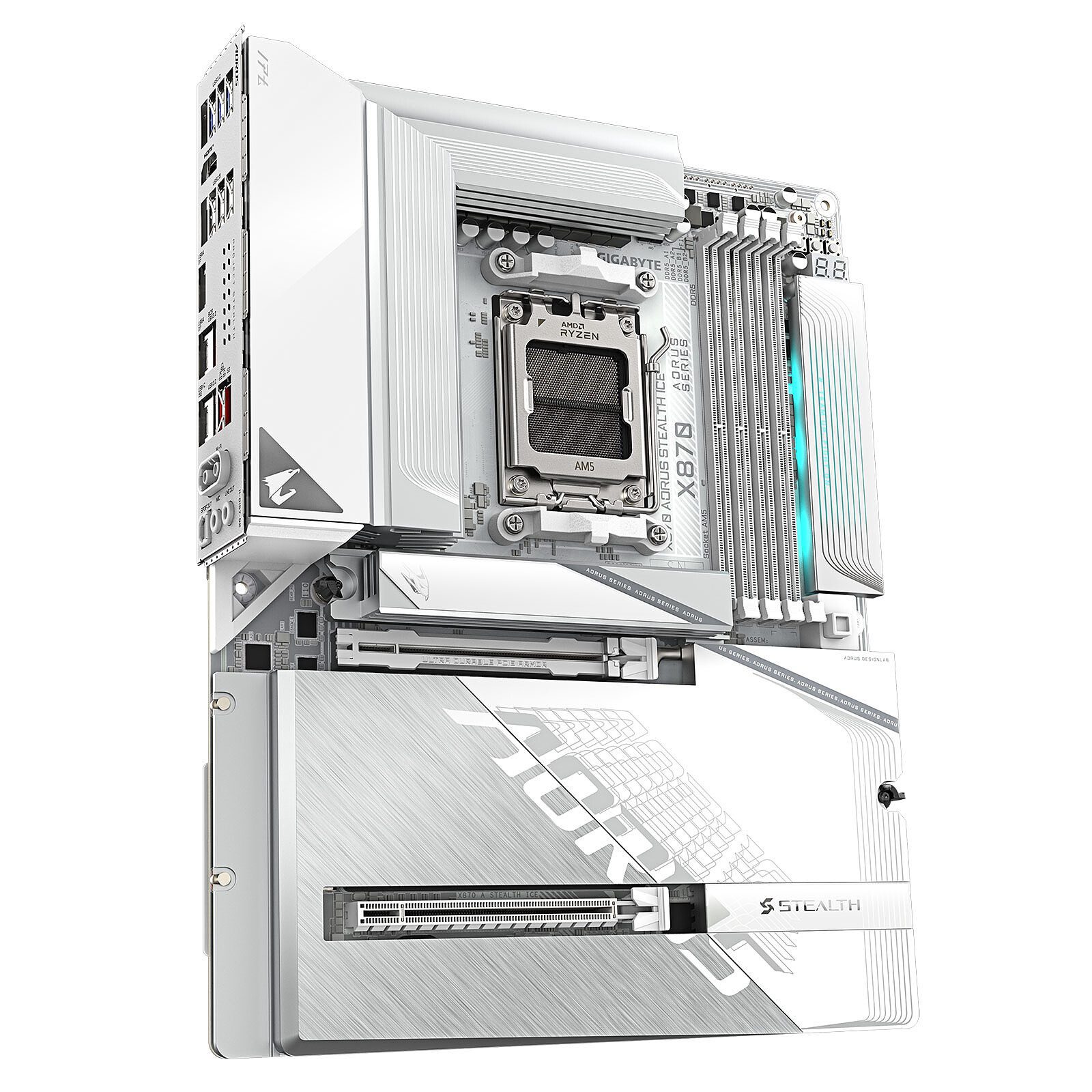 Gigabyte X870 AORUS STEALTH ICE 4 carte mère Gigabyte AMD AM5