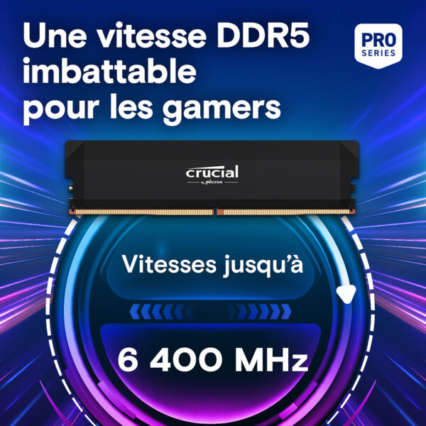 RAM Crucial DDR5 6000 MHz 32 Go