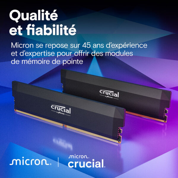 RAM Crucial DDR5 6000 MHz 32 Go