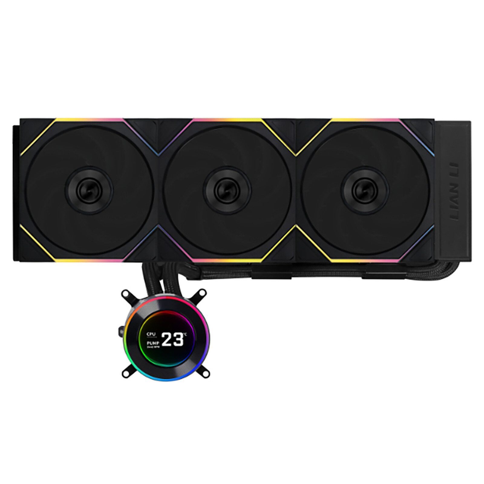 Lian Li Hydroshift II LCD-C 360TL (noir) 1 Lian Li watercooling Radiateur 360 mm