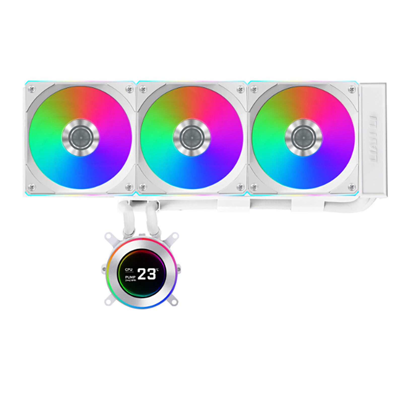 Lian Li Hydroshift II LCD-C 360CL (blanc) 1 Lian Li watercooling Radiateur 360 mm