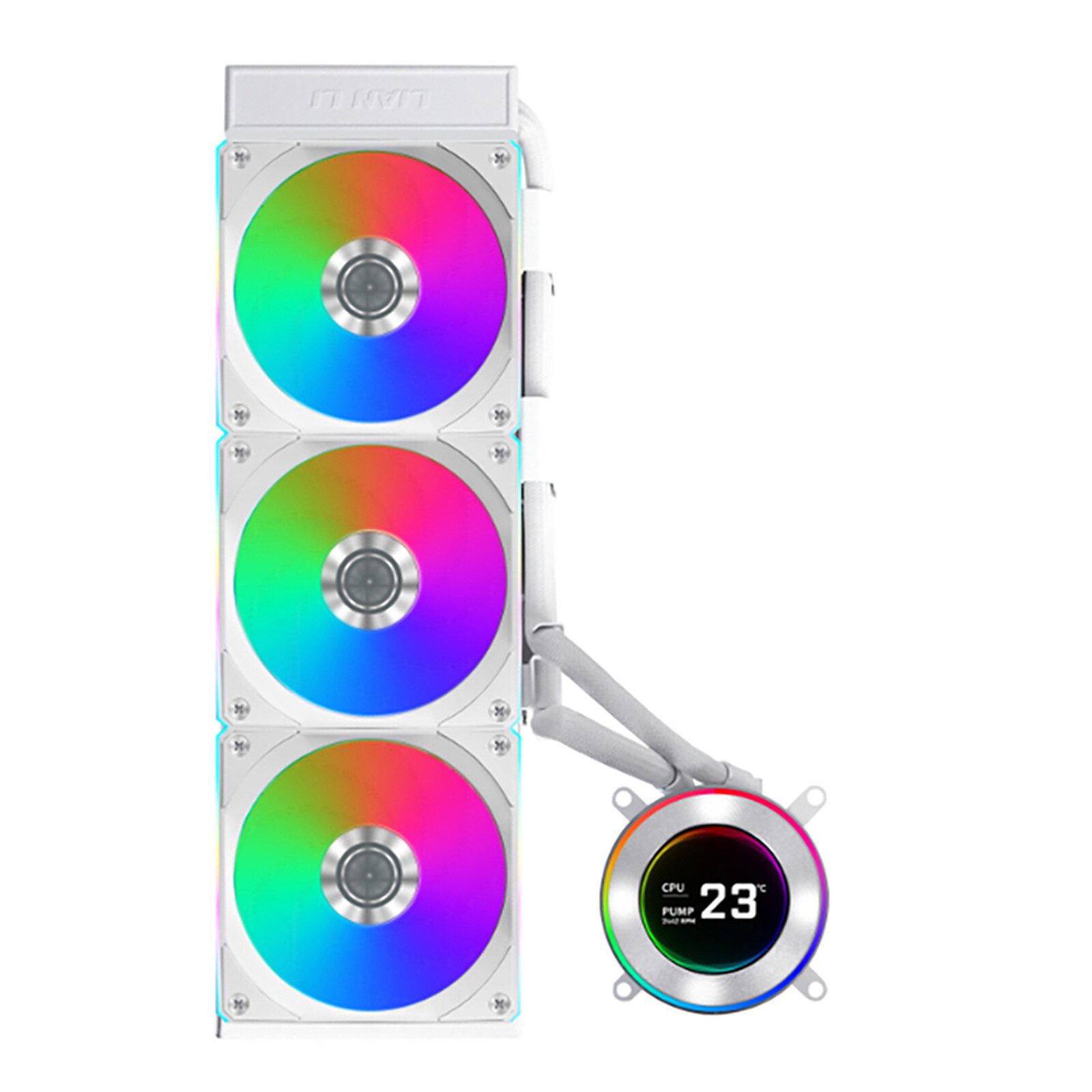 Lian Li Hydroshift II LCD-C 360CL (blanc) 2 Lian Li watercooling Radiateur 360 mm