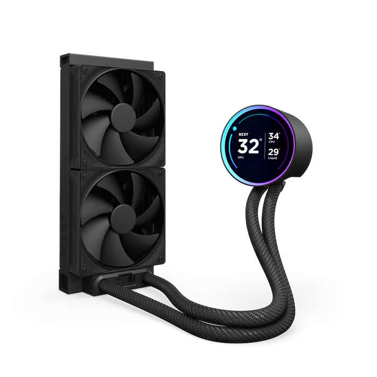 NZXT Kraken Elite 240 (RL-KN24E-B2) 2 NZXT watercooling Radiateur 240 mm