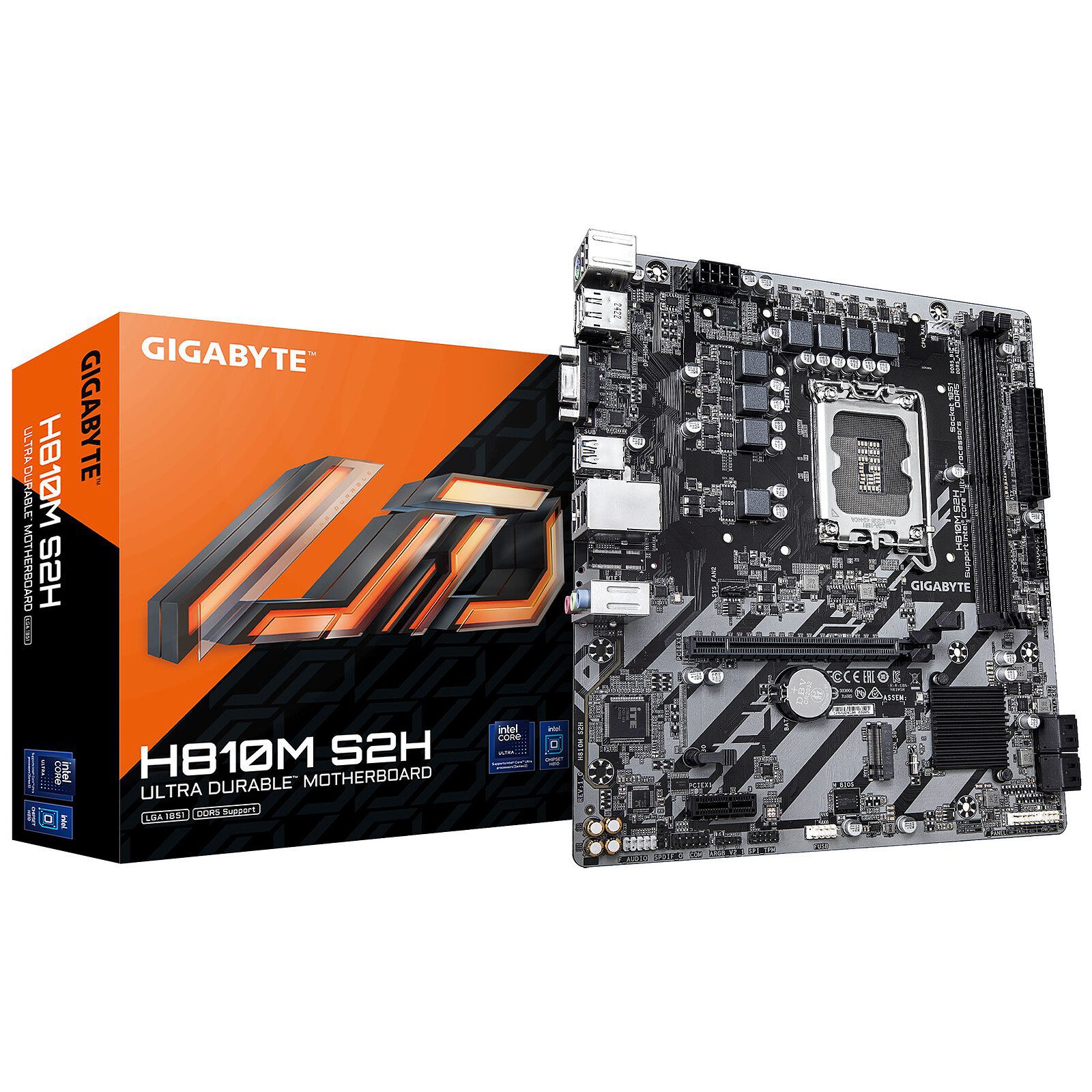 Gigabyte H810M S2H 1 carte mère Gigabyte Intel 1851