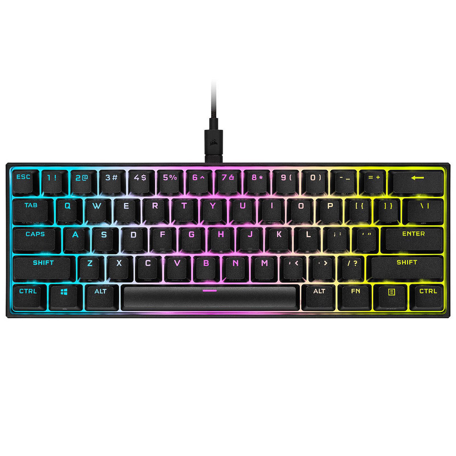 Corsair Gaming K65 Mini RGB Noir (Cherry MX Red) 1 clavier gamer Corsair