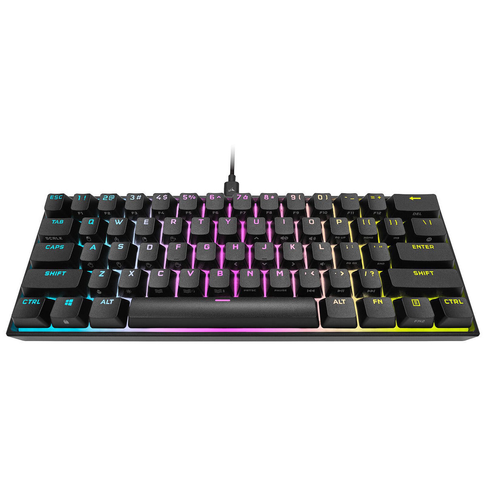Corsair Gaming K65 Mini RGB Noir (Cherry MX Red) 2 clavier Noir