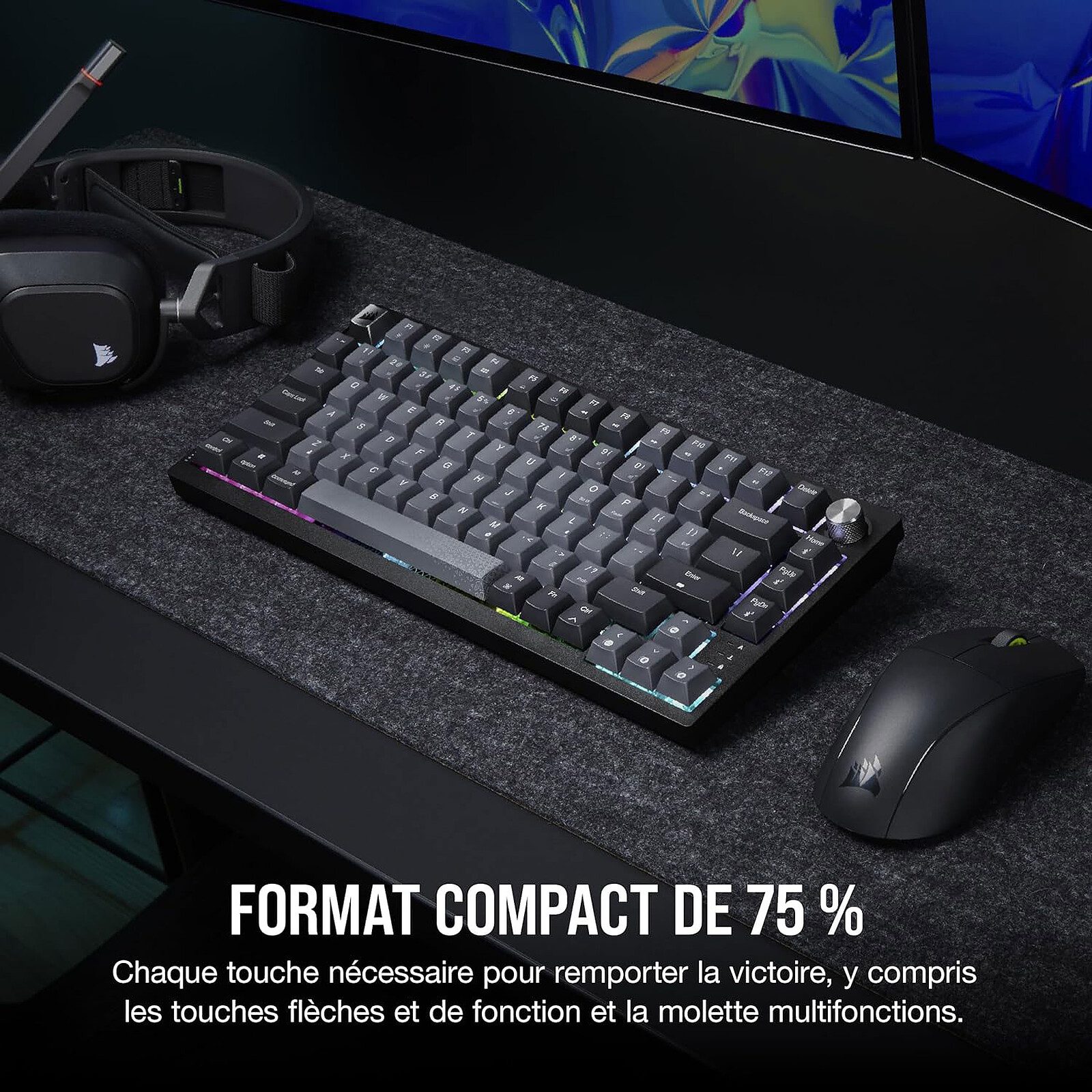 Corsair Gaming K65 Plus Wireless (MLX Red) 3 clavier gamer AZERTY