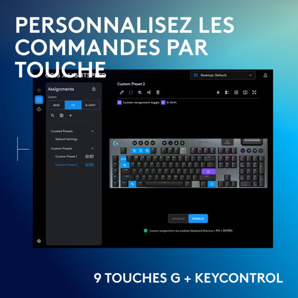 clavier Logitech G Mécanique