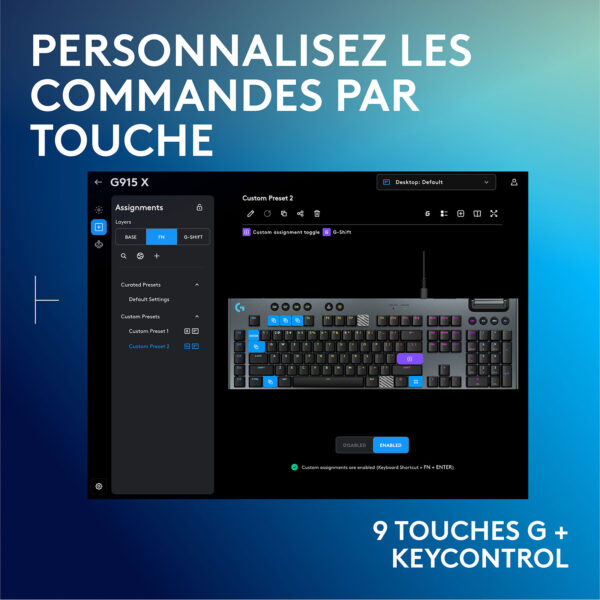 clavier Logitech G Mécanique