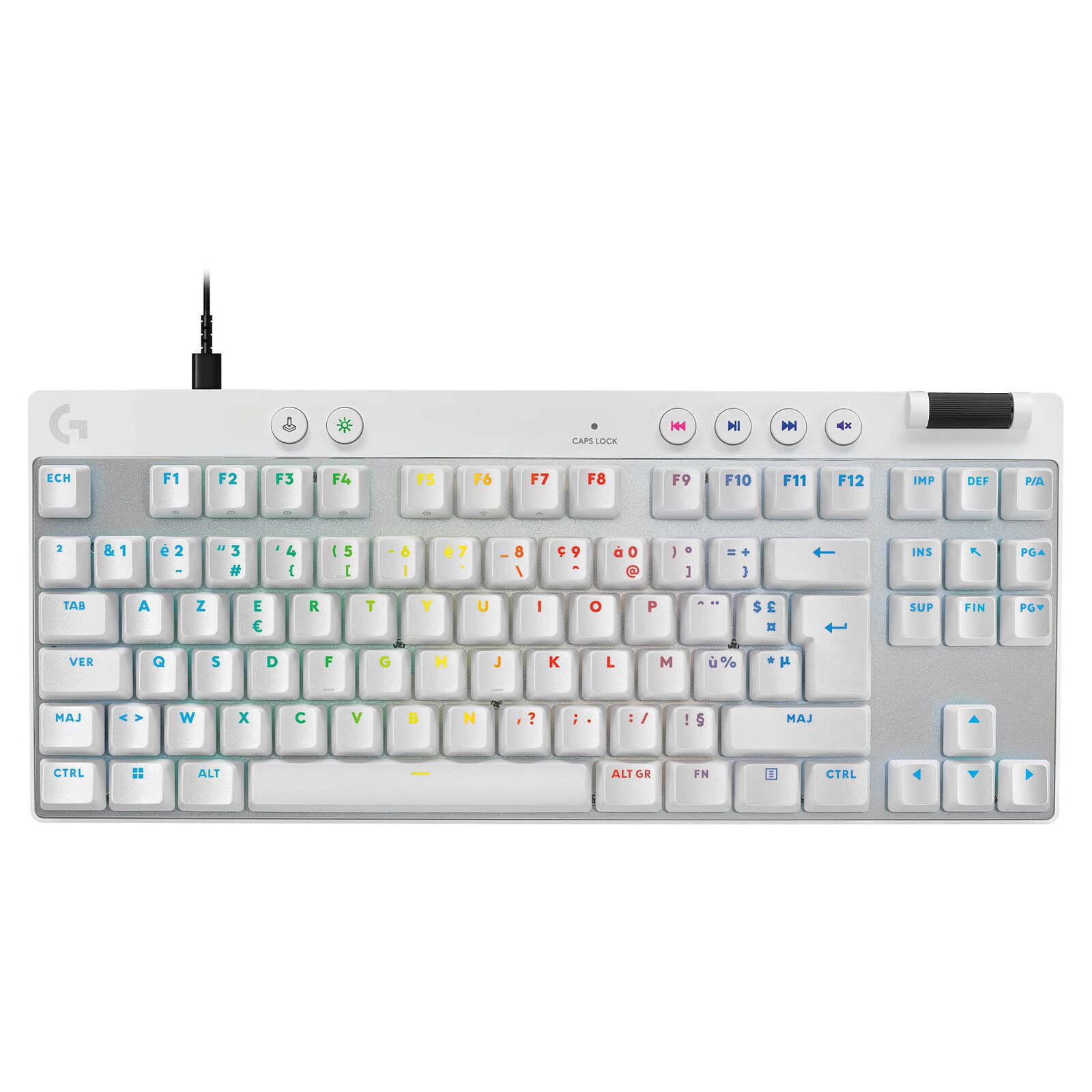 Logitech G Pro X TKL Rapid Linear (Blanc) 1 clavier gamer Logitech G
