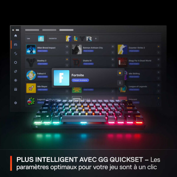 clavier SteelSeries Magnétique